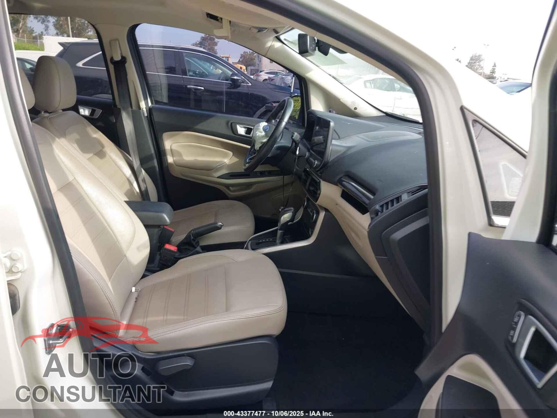 FORD ECOSPORT 2019 - MAJ6S3KL4KC307708