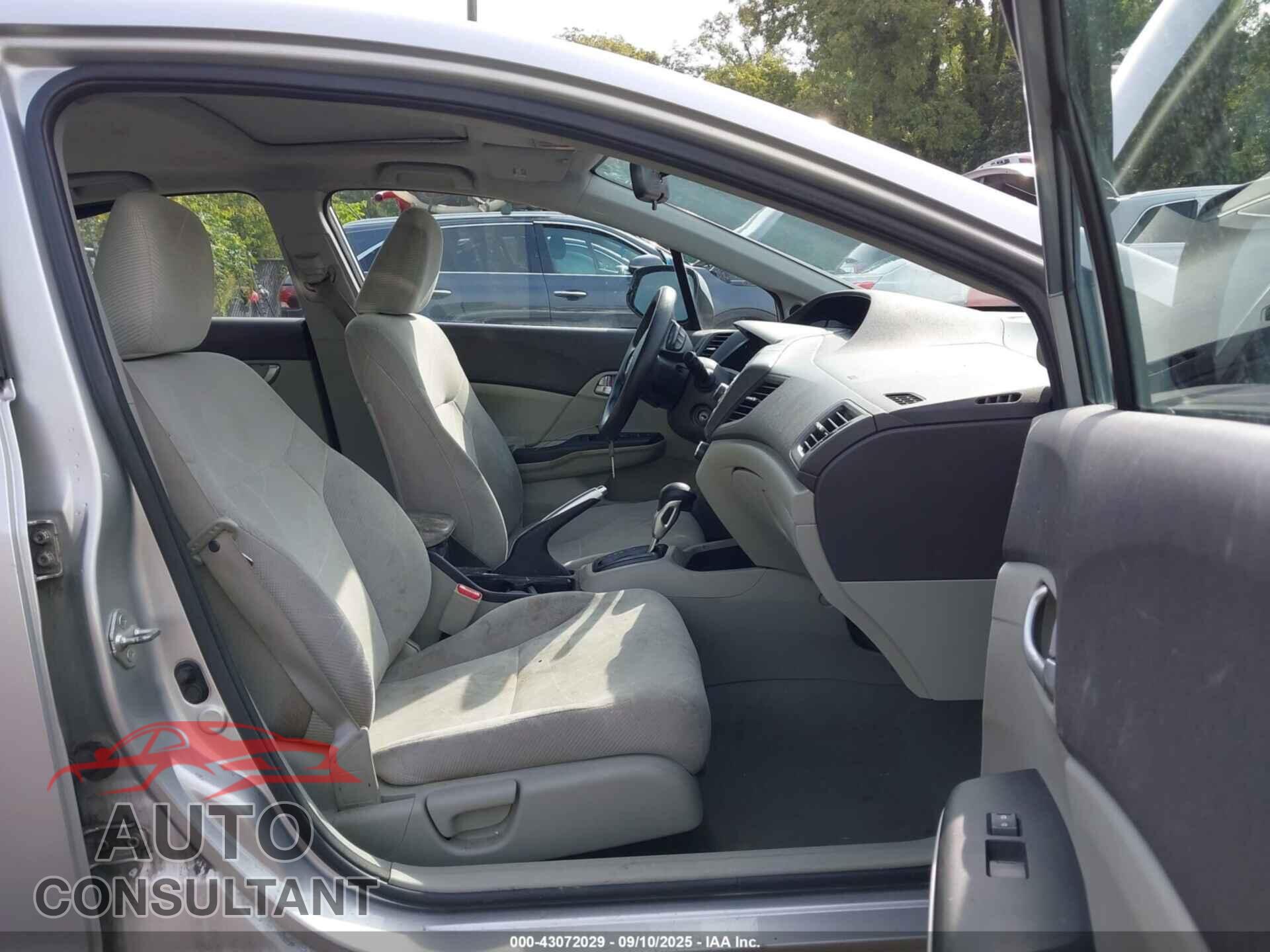 HONDA CIVIC 2012 - 2HGFB2F87CH313061