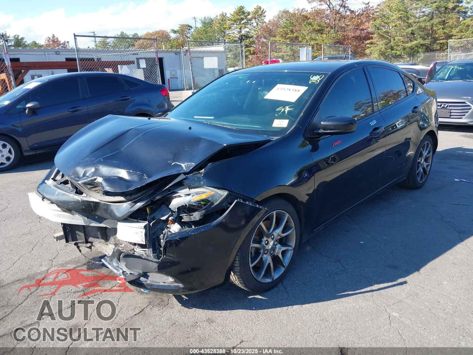 DODGE DART 2014 - 1C3CDFBB5ED677004