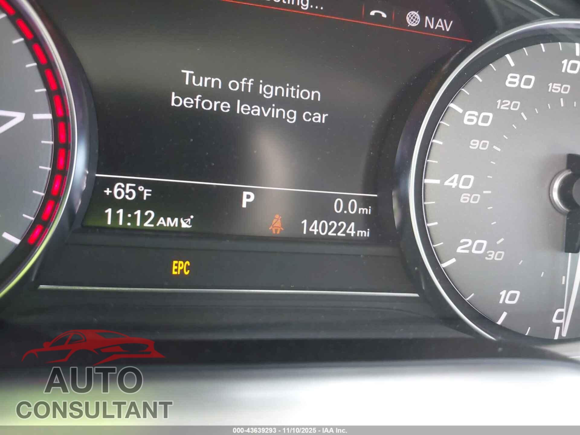 AUDI S8 2013 - WAUD2AFD7DN028475