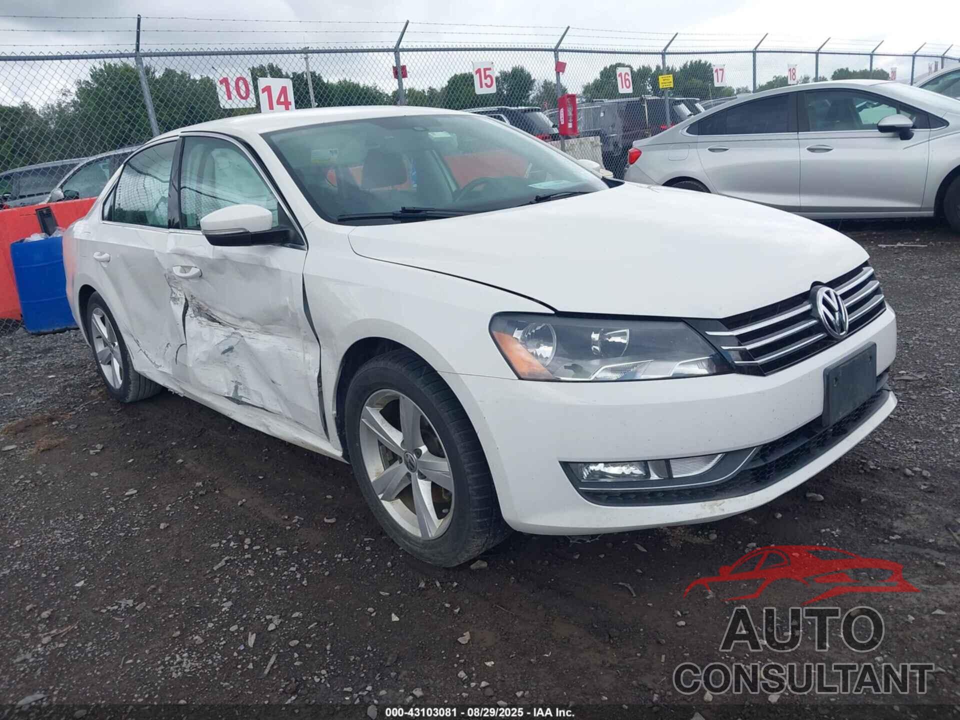 VOLKSWAGEN PASSAT 2015 - 1VWAT7A3XFC076570