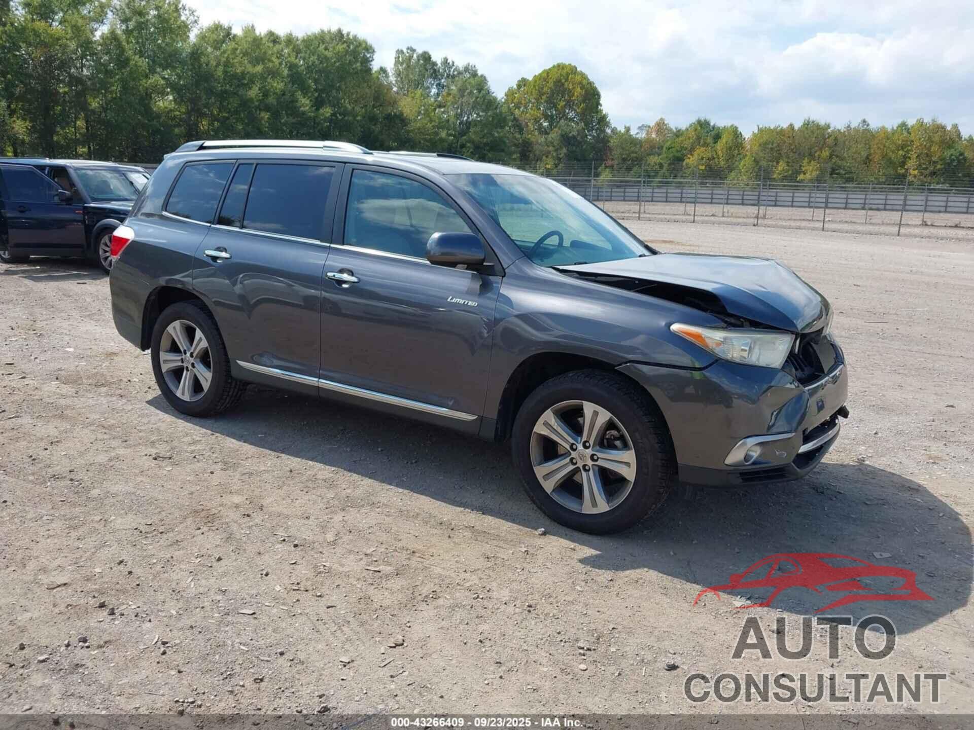 TOYOTA HIGHLANDER 2011 - 5TDYK3EH3BS029635