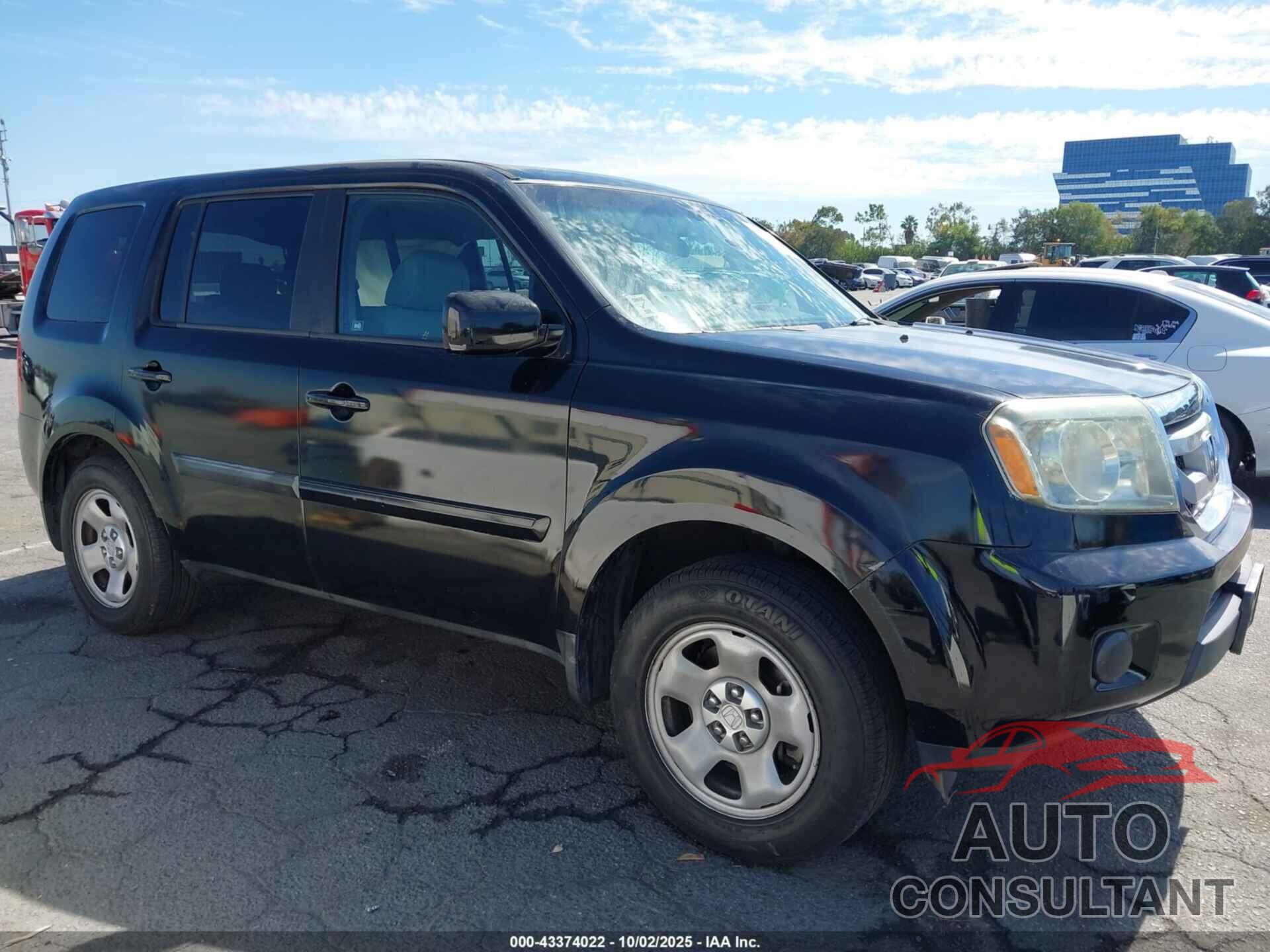 HONDA PILOT 2011 - 5FNYF3H20BB008550