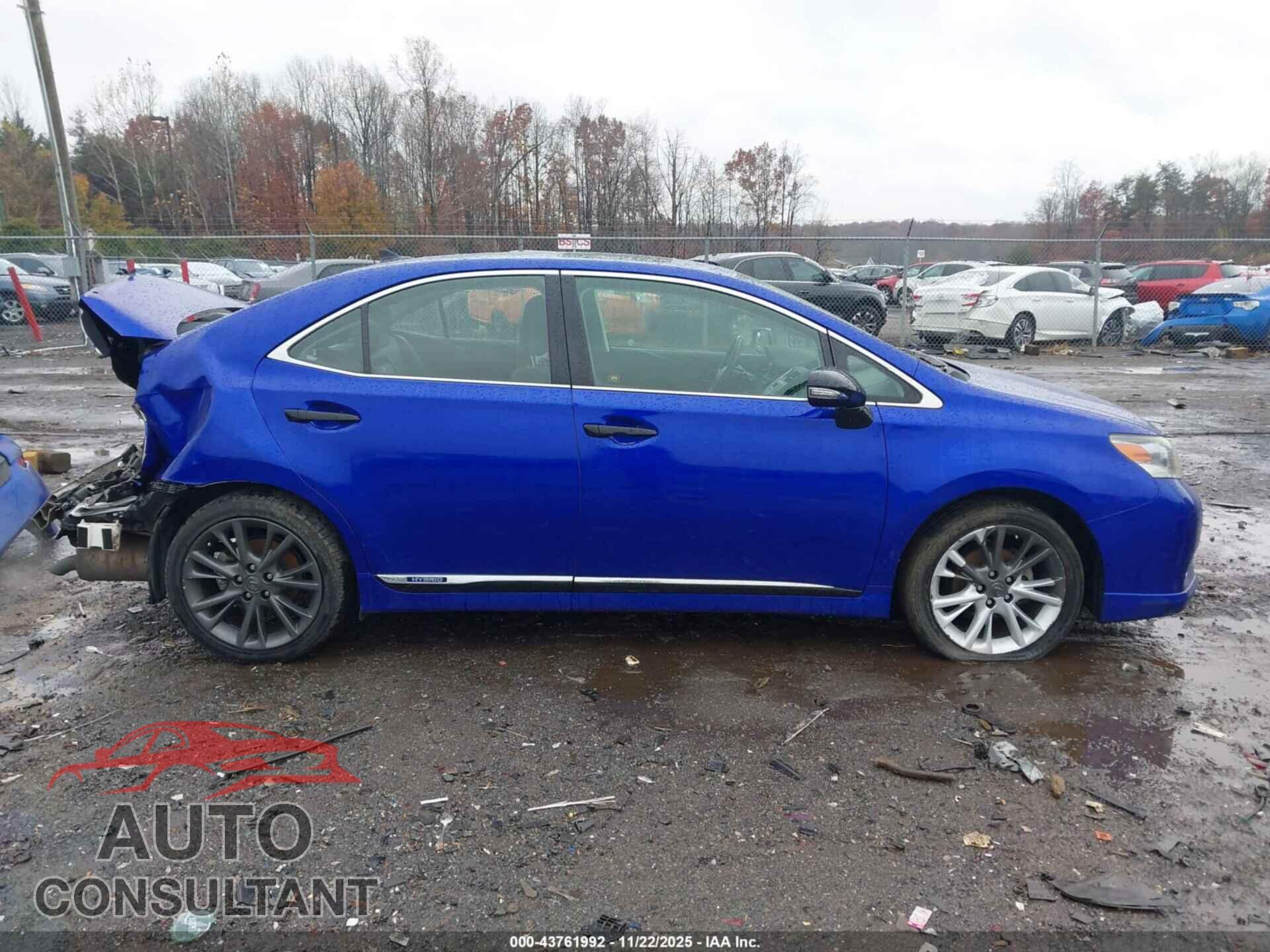 LEXUS HS 250H 2010 - JTHBB1BA3A2014672