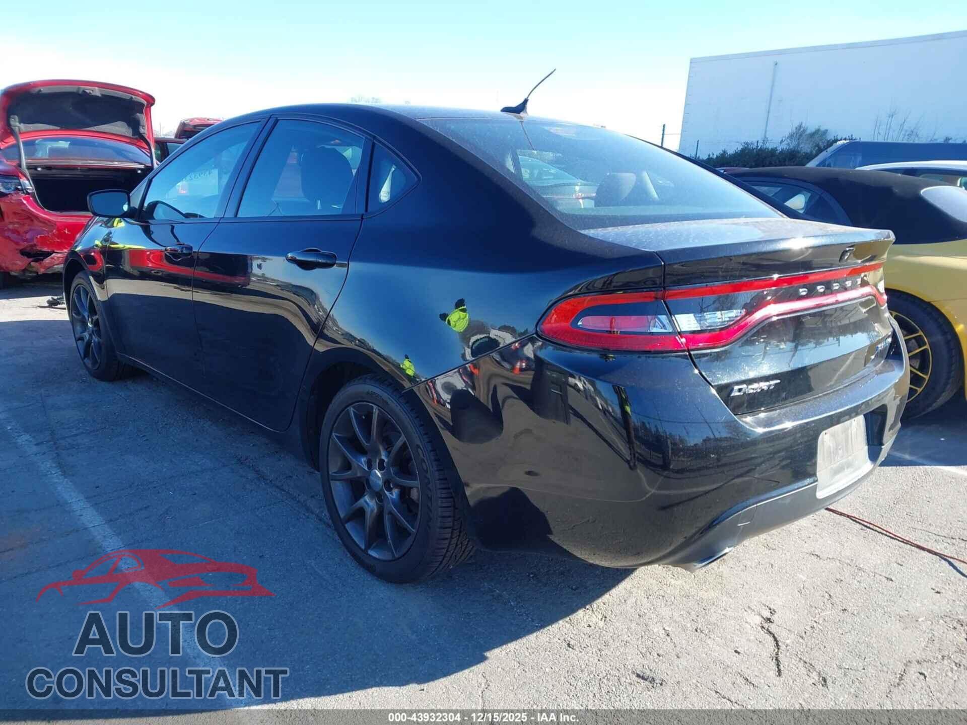 DODGE DART 2015 - 1C3CDFBB8FD267671