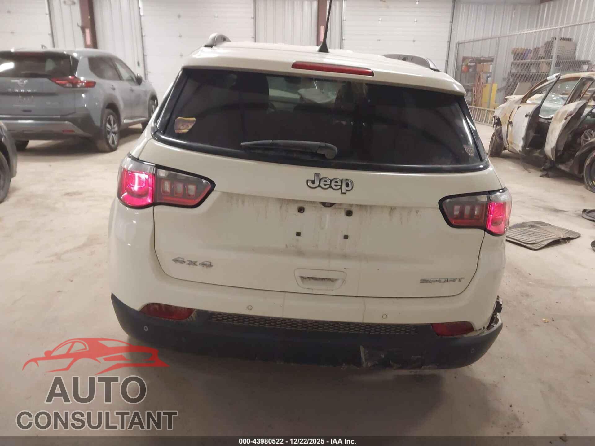 JEEP NEW COMPASS 2017 - 3C4NJDAB2HT596933