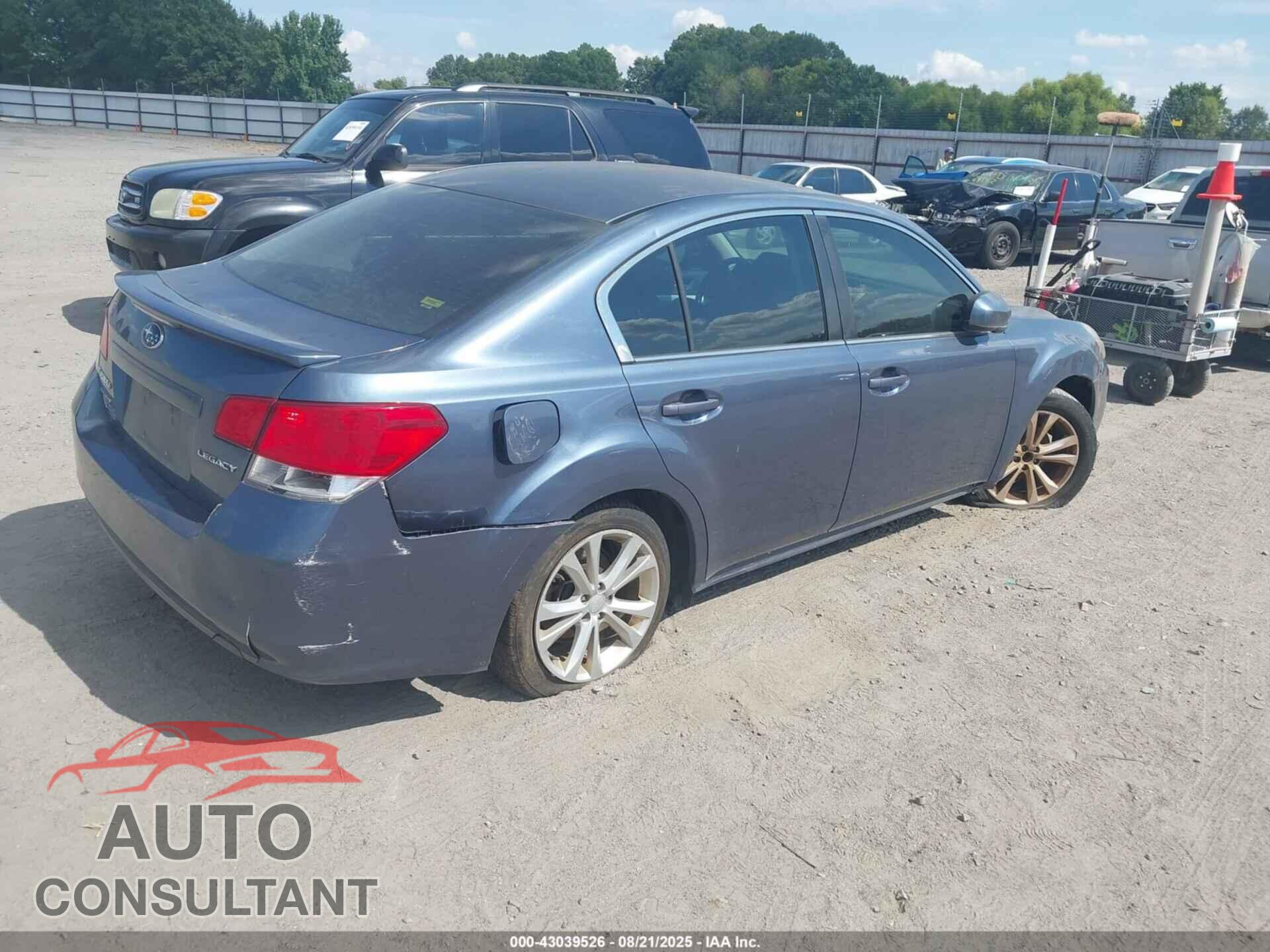 SUBARU LEGACY 2013 - 4S3BMCG69D3011818
