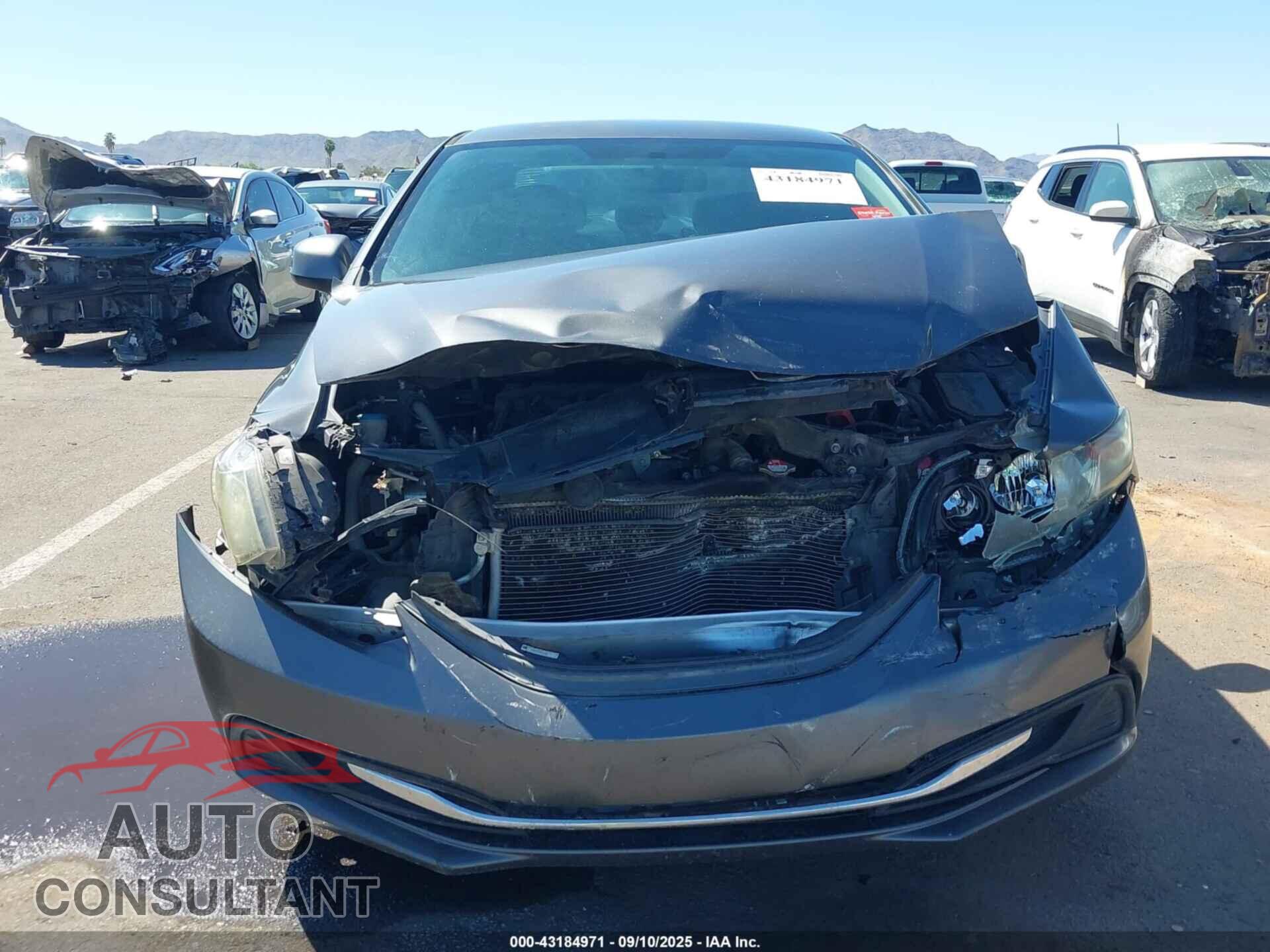 HONDA CIVIC 2013 - 2HGFB2F53DH544661