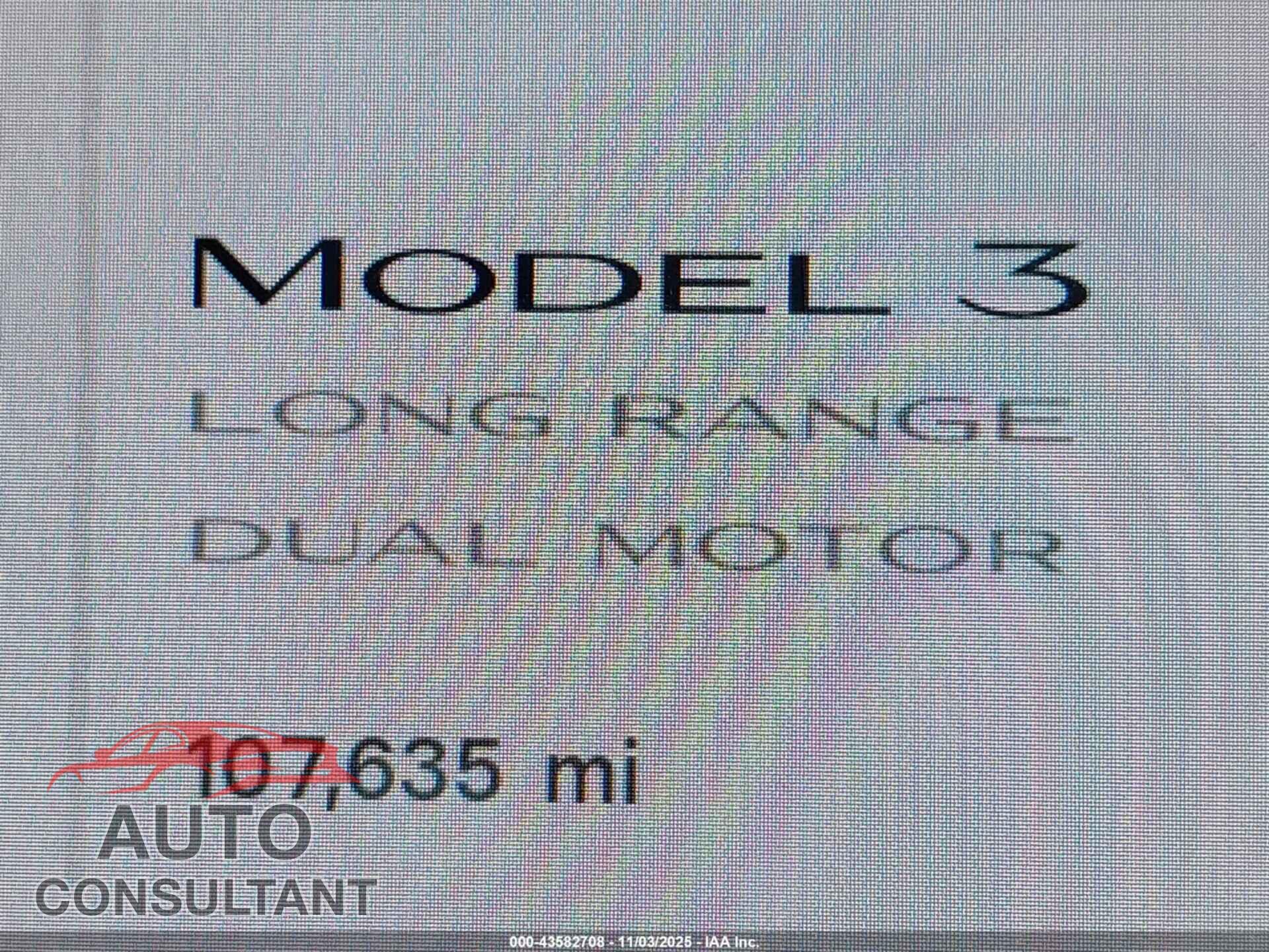 TESLA MODEL 3 2019 - 5YJ3E1EB8KF199611