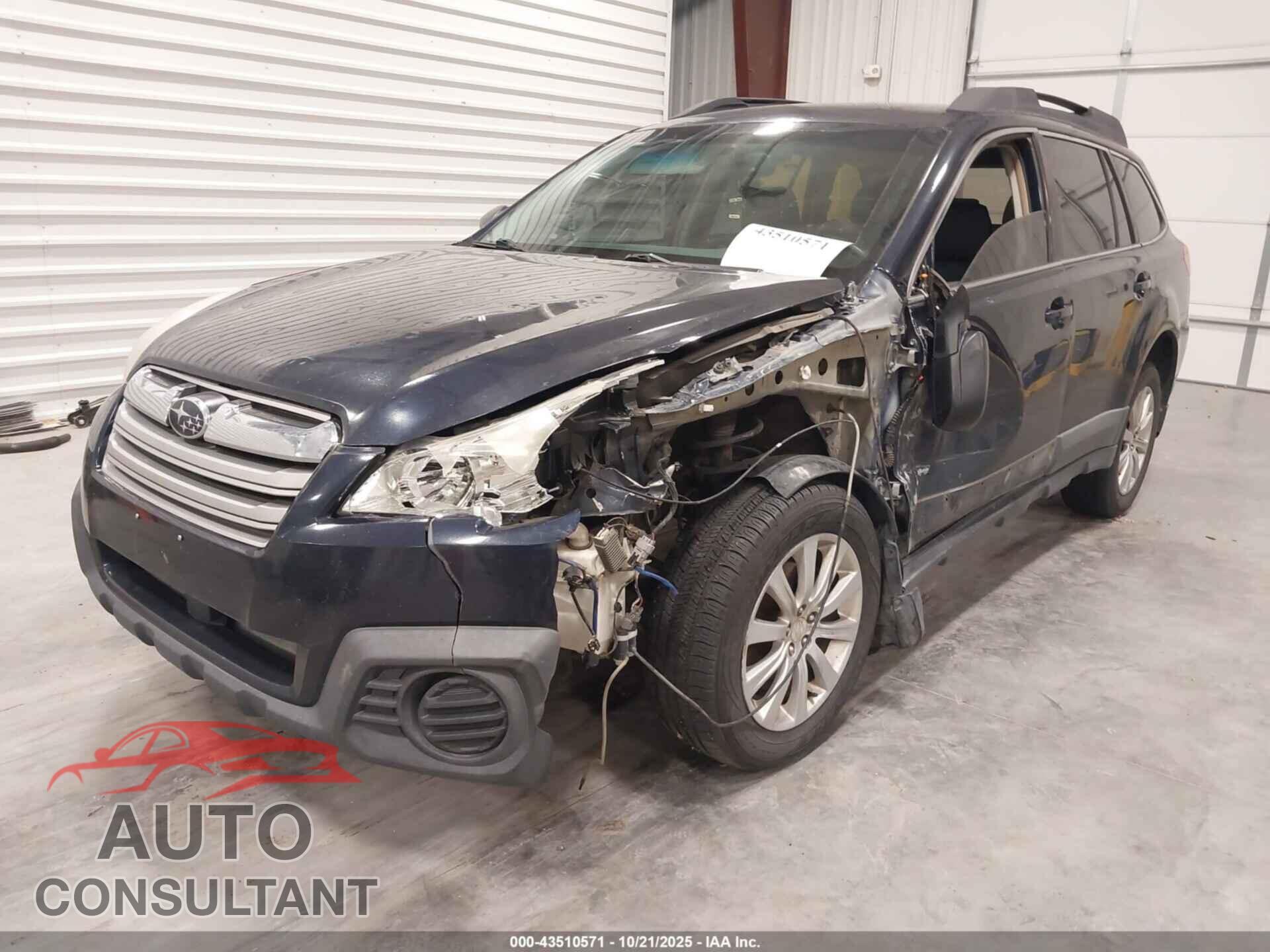 SUBARU OUTBACK 2013 - 4S4BRCAC4D3250902