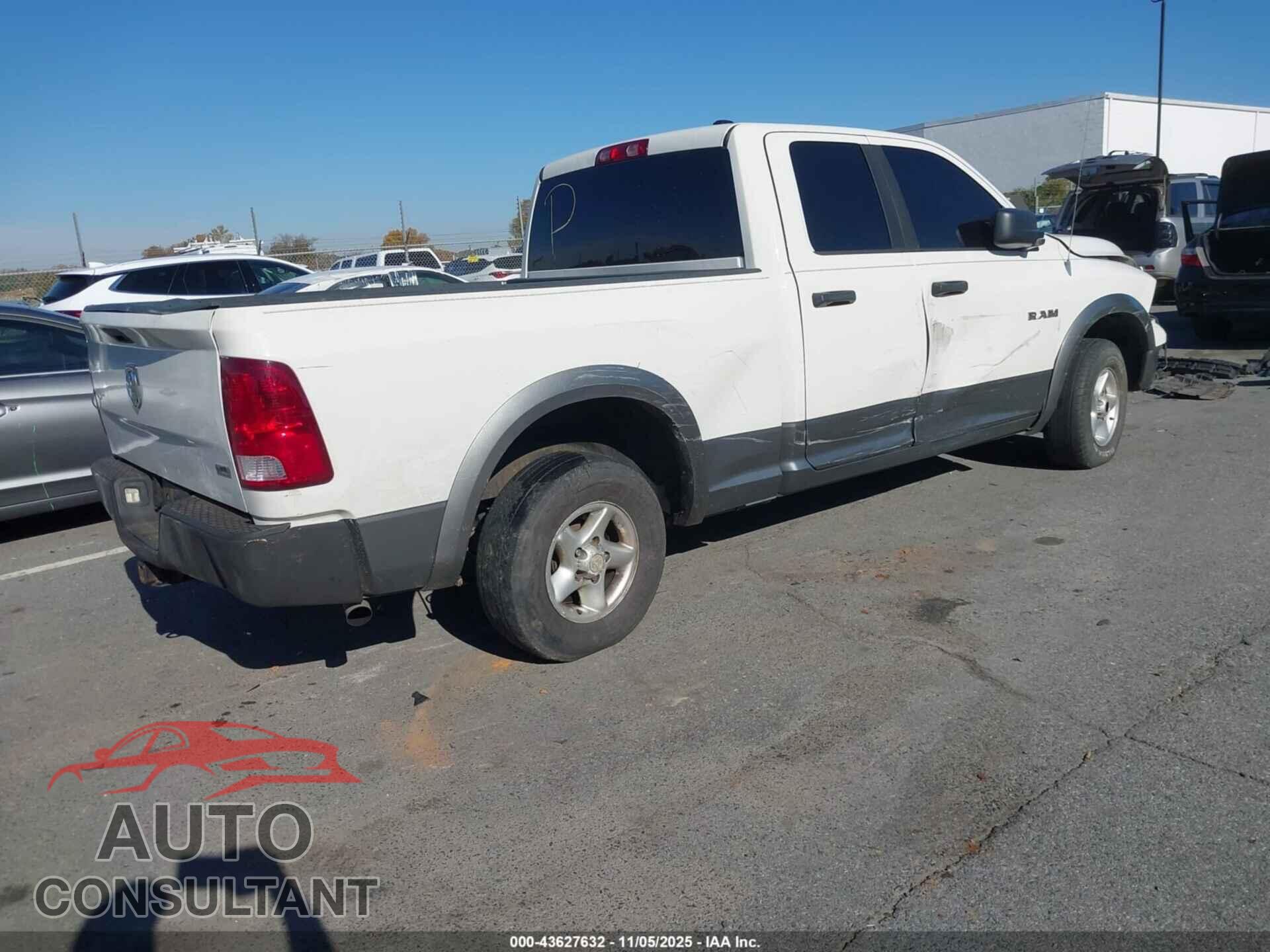 DODGE RAM 1500 2009 - 1D3HB18P49S798757