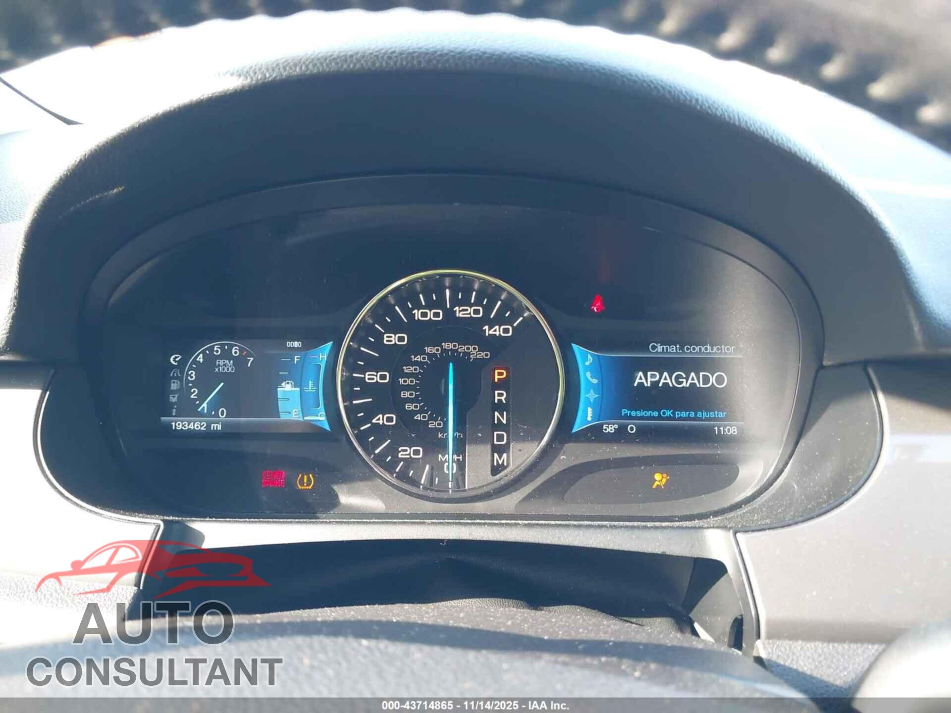 FORD EDGE 2012 - 2FMDK4AK8CBA48590