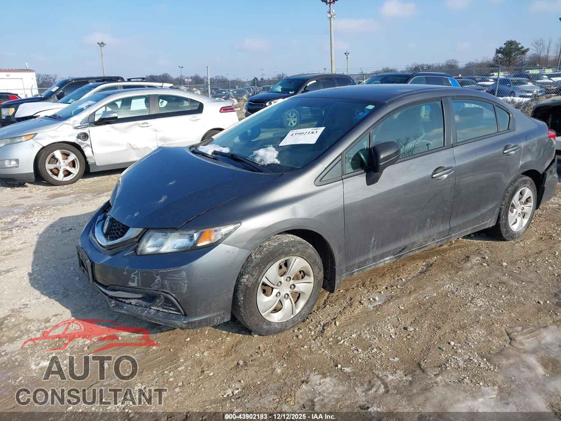 HONDA CIVIC 2013 - 2HGFB2F59DH598465
