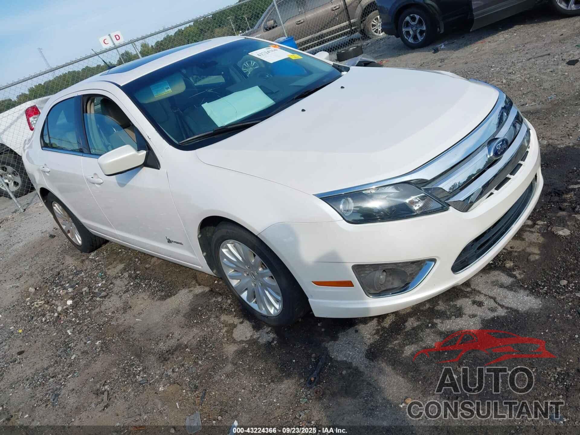 FORD FUSION HYBRID 2012 - 3FADP0L32CR371710