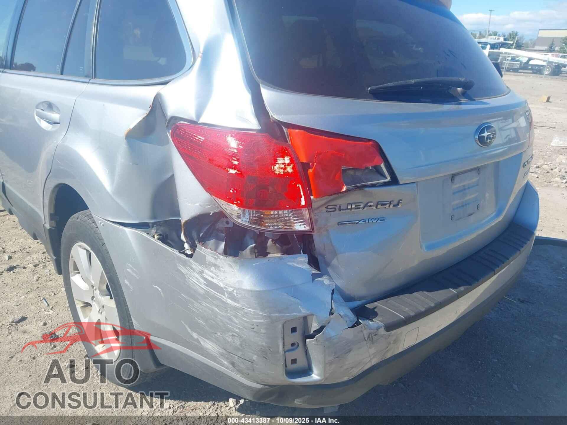 SUBARU OUTBACK 2012 - 4S4BRBCC7C3249345