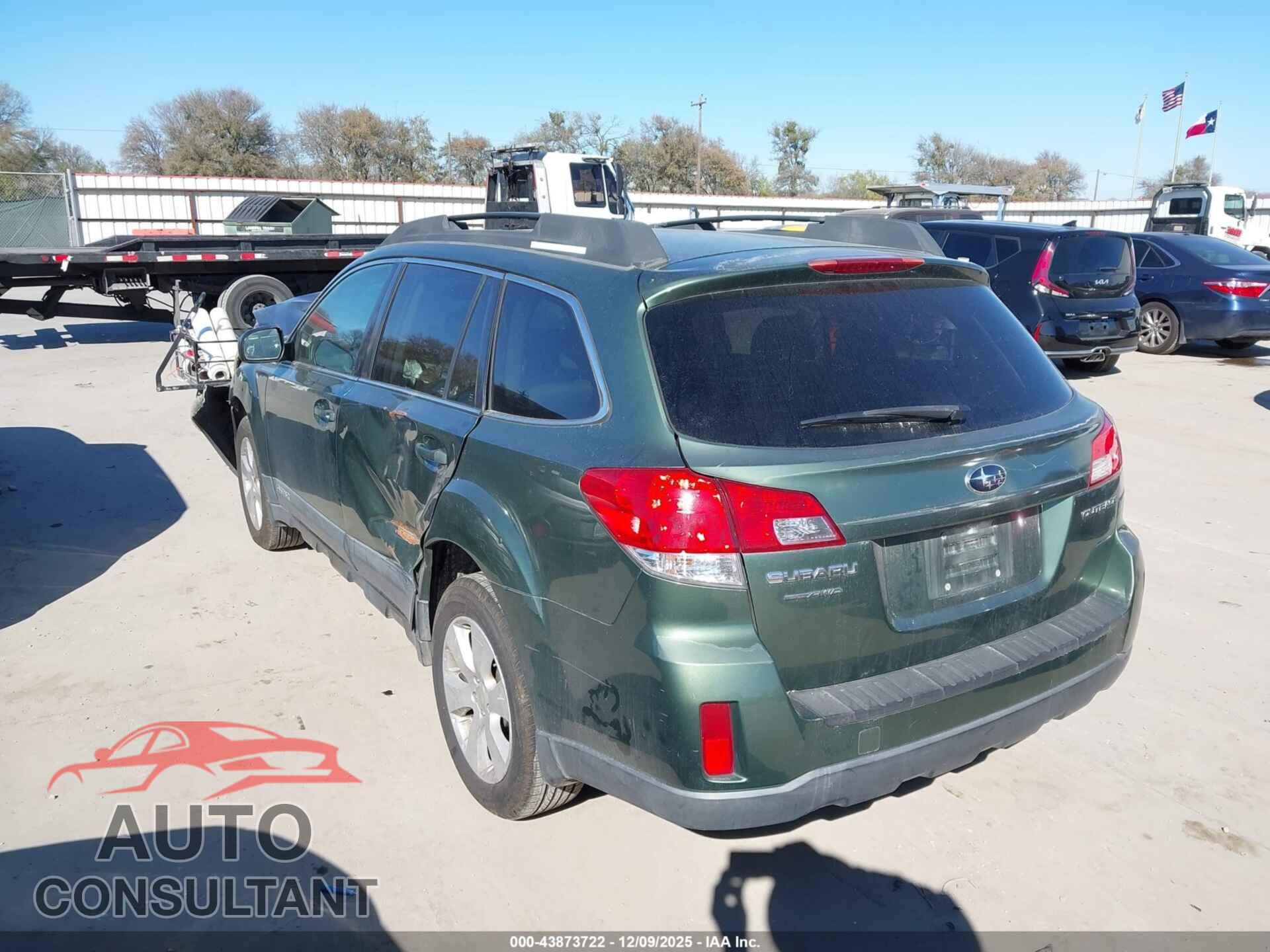 SUBARU OUTBACK 2010 - 4S4BRCEC8A3377576