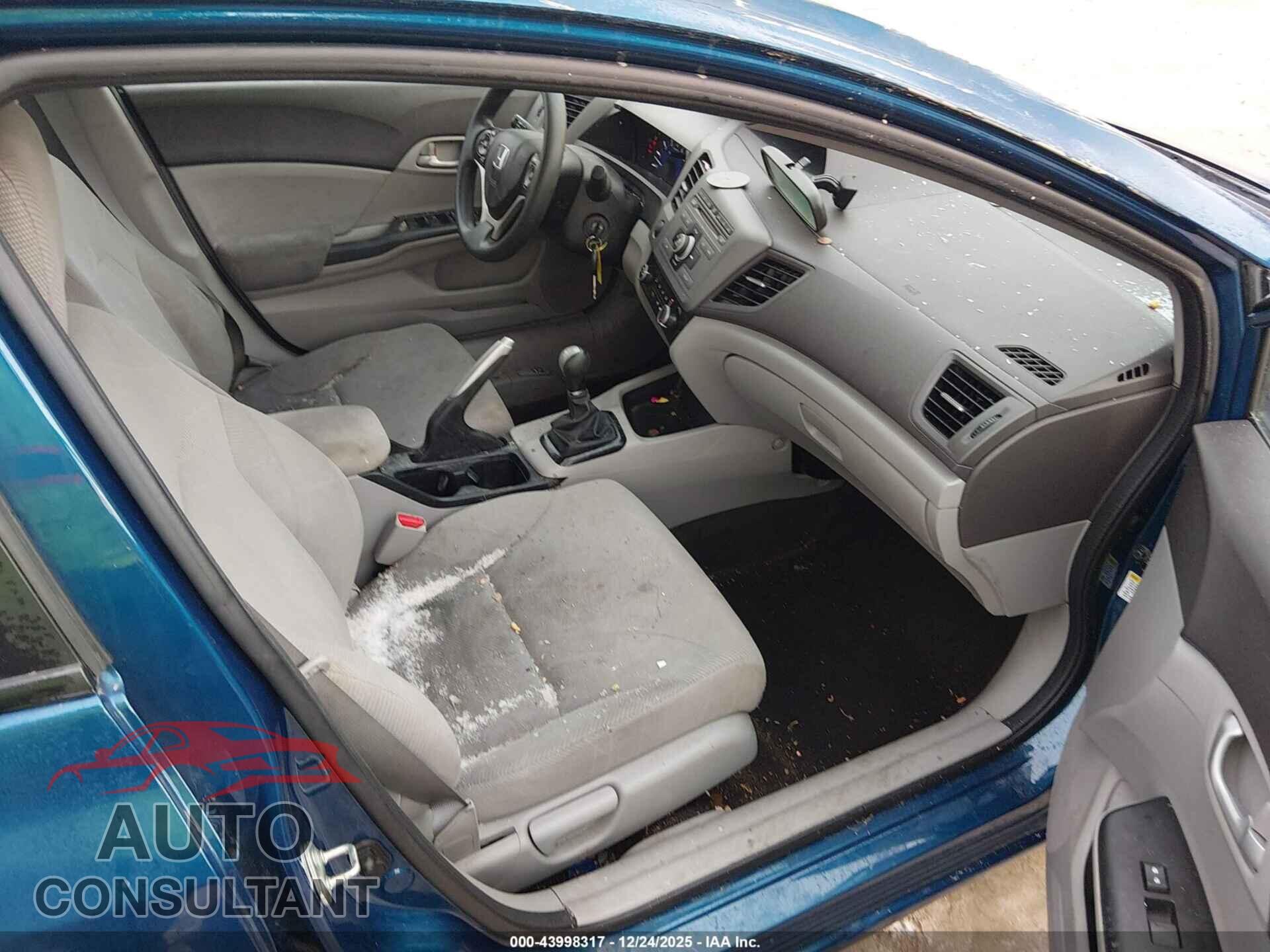 HONDA CIVIC 2012 - 19XFB2E58CE016396