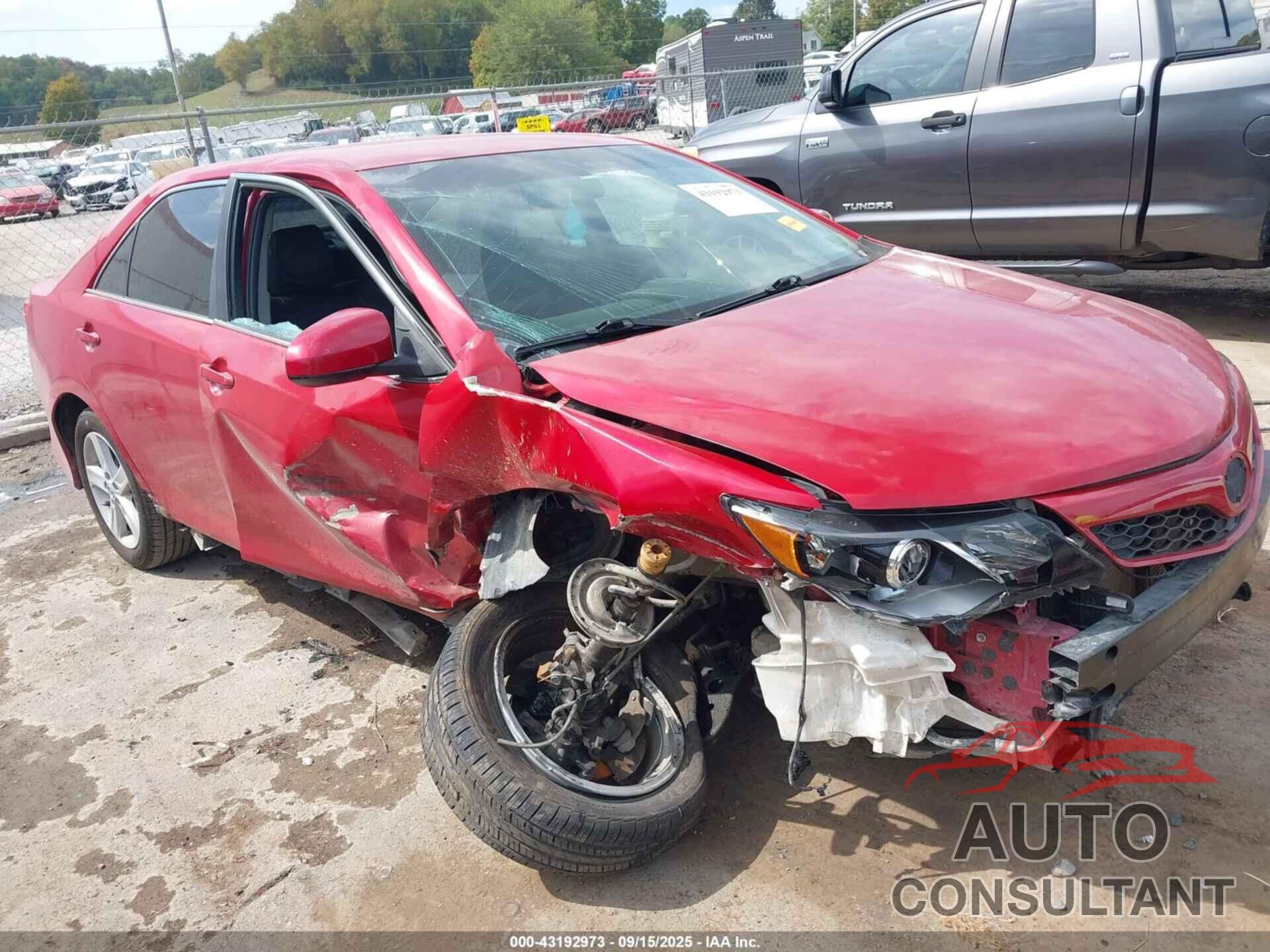 TOYOTA CAMRY 2012 - 4T1BF1FK8CU618360
