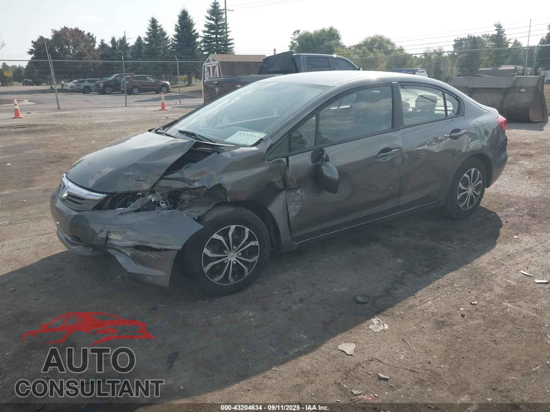 HONDA CIVIC 2012 - 19XFB2F50CE097733