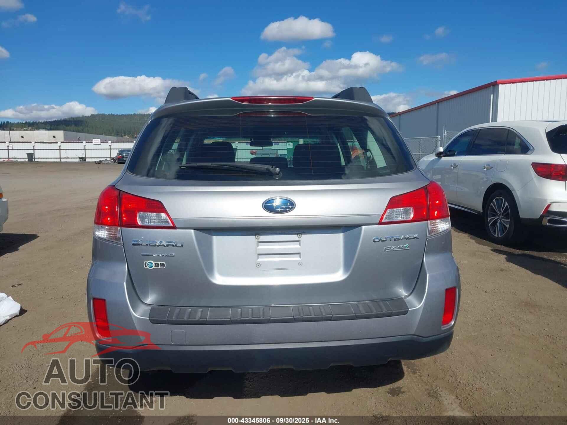 SUBARU OUTBACK 2011 - 4S4BRBAC7B3422816