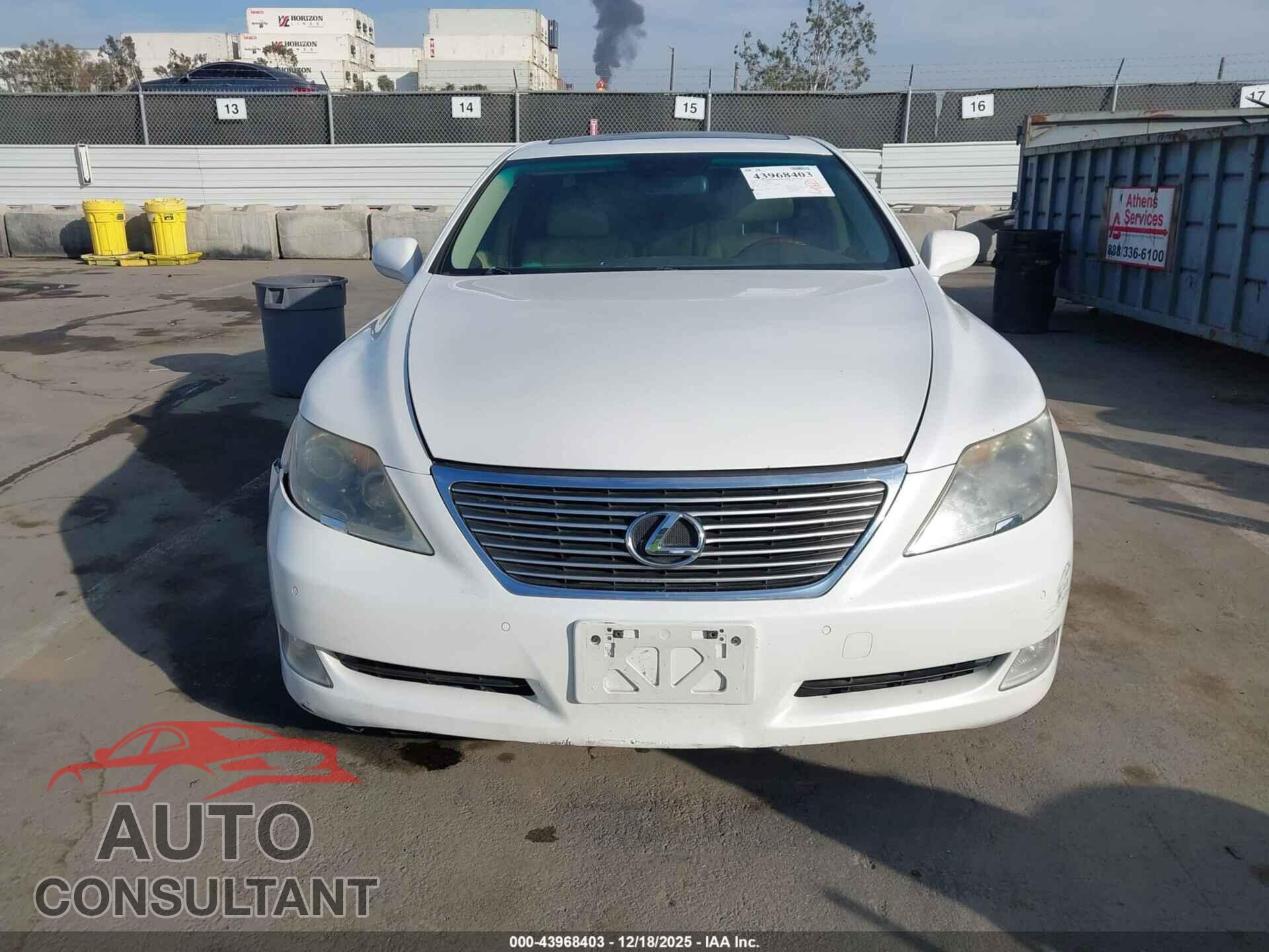 LEXUS LS 460 2009 - JTHBL46F495090982