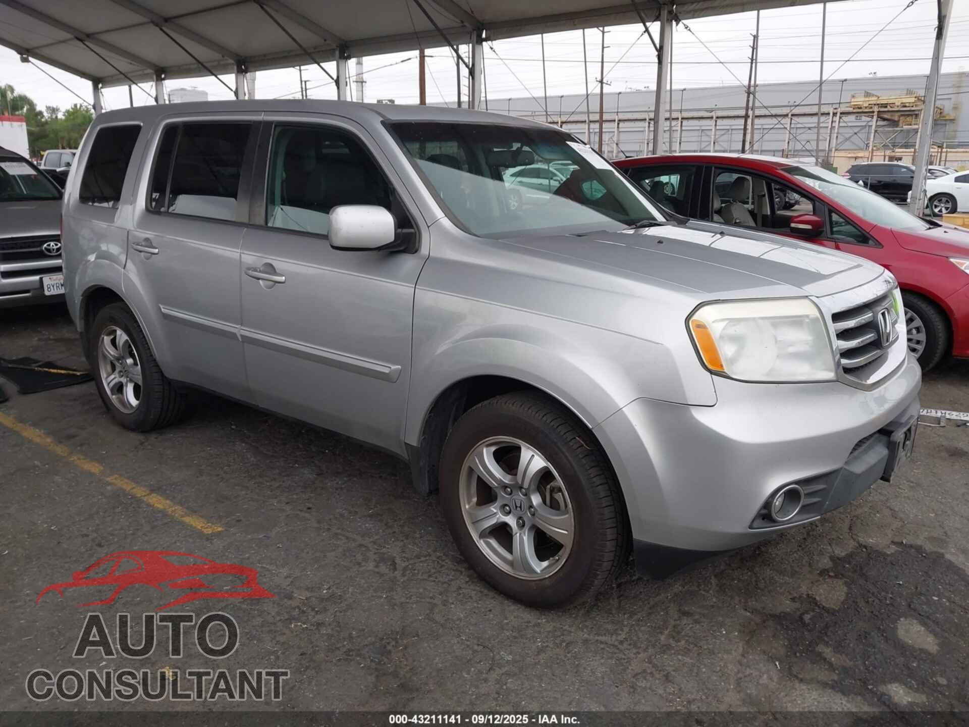 HONDA PILOT 2013 - 5FNYF3H78DB030536
