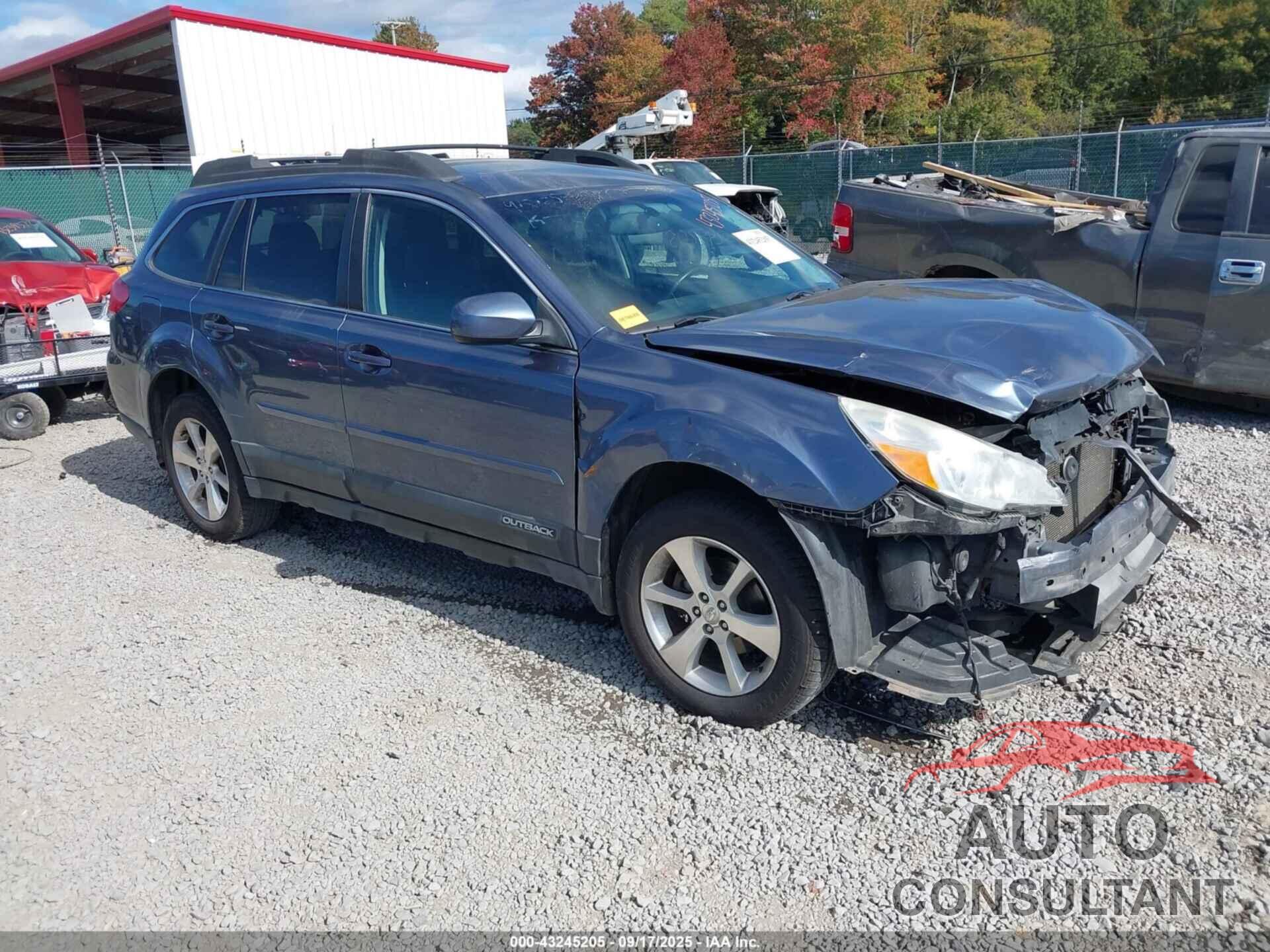 SUBARU OUTBACK 2013 - 4S4BRBKC5D3249203