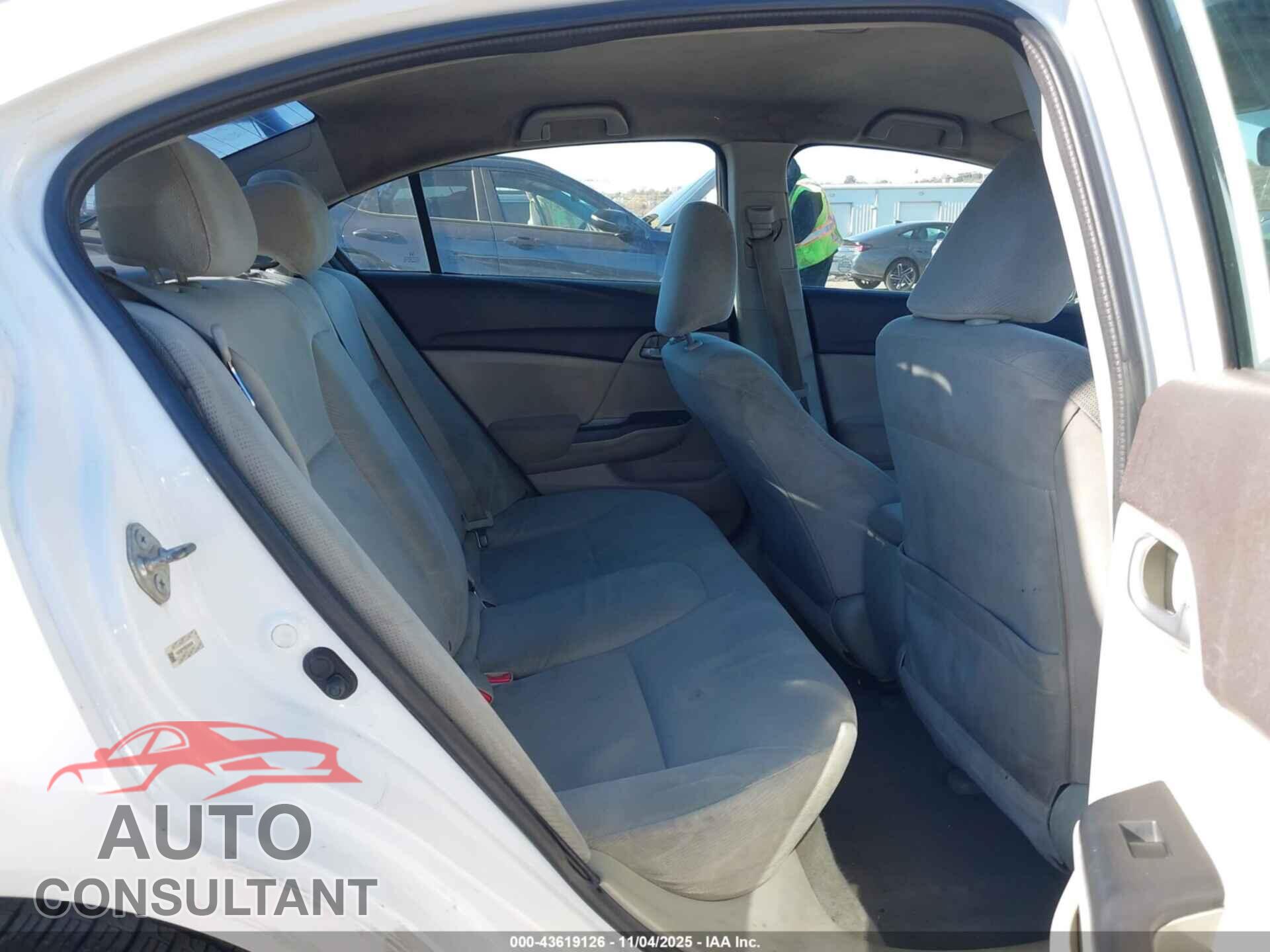 HONDA CIVIC 2012 - 19XFB2F57CE369968