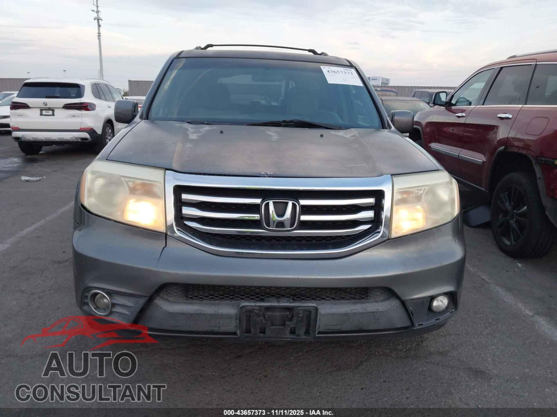 HONDA PILOT 2012 - 5FNYF3H42CB014207