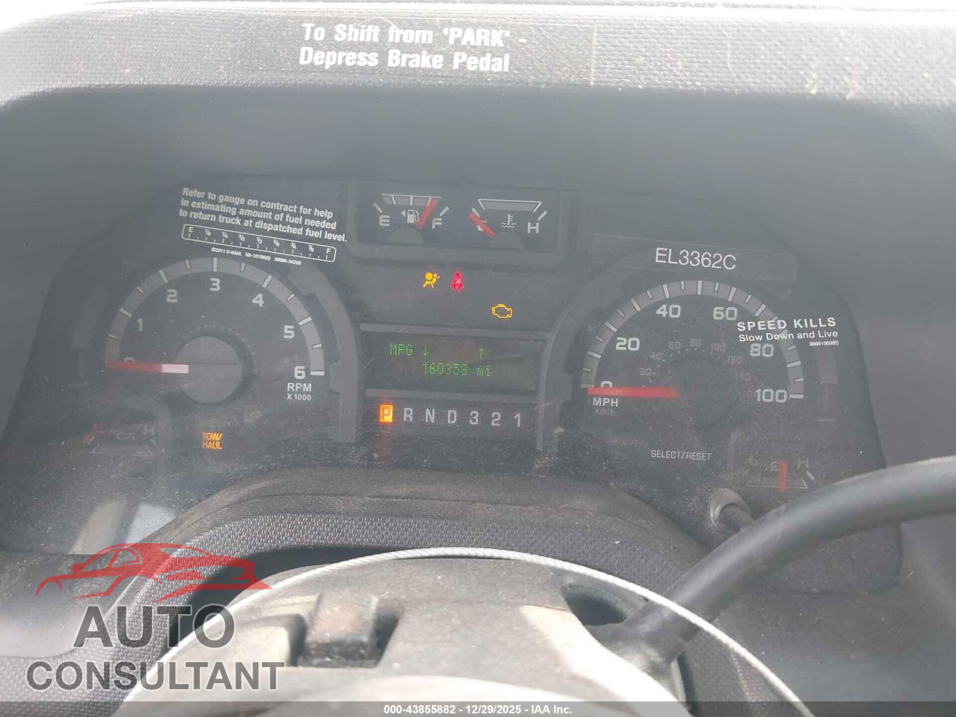 FORD E-450 CUTAWAY 2009 - 1FDXE45SX9DA86937
