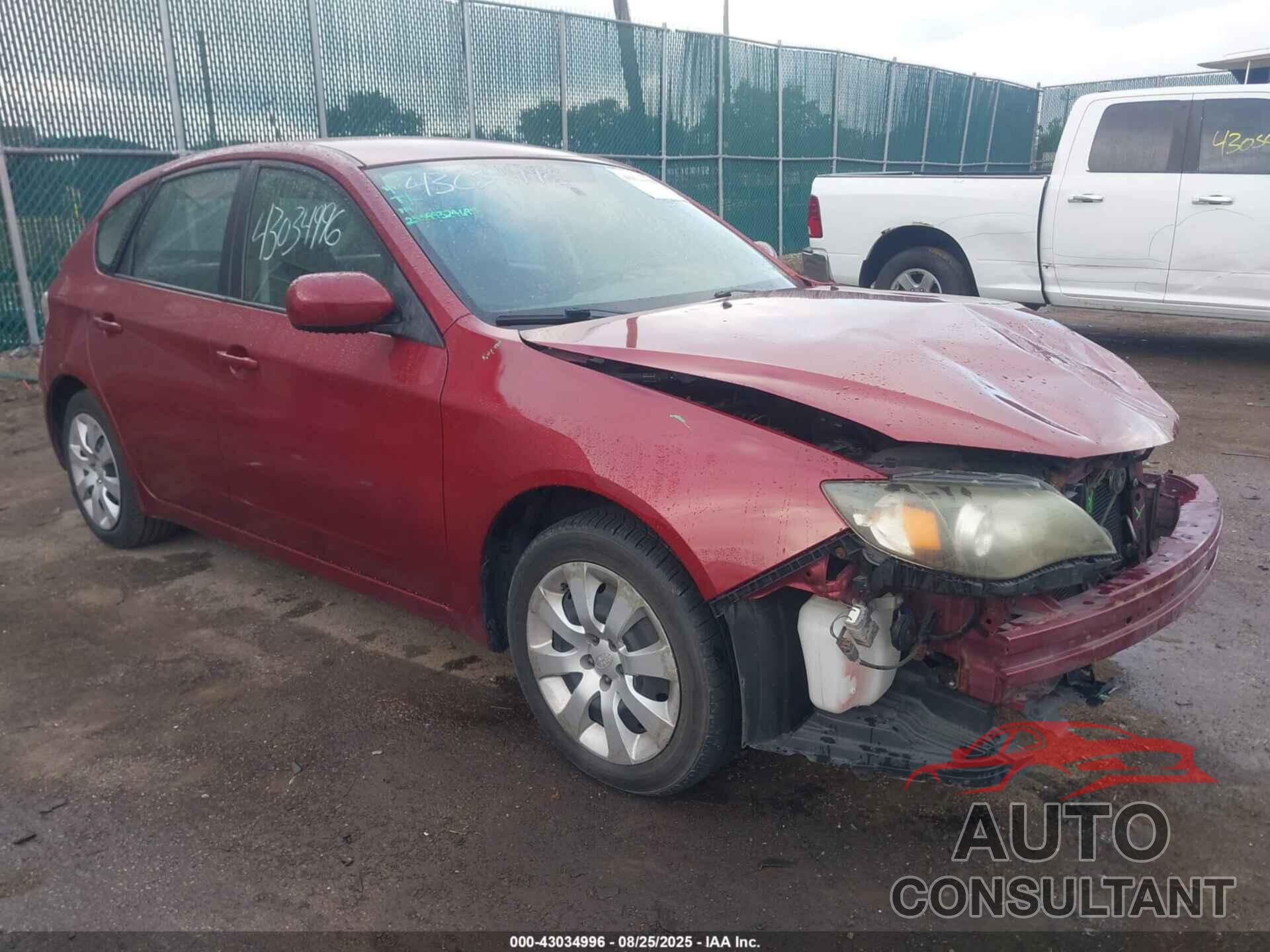 SUBARU IMPREZA 2010 - JF1GH6A65AH809595