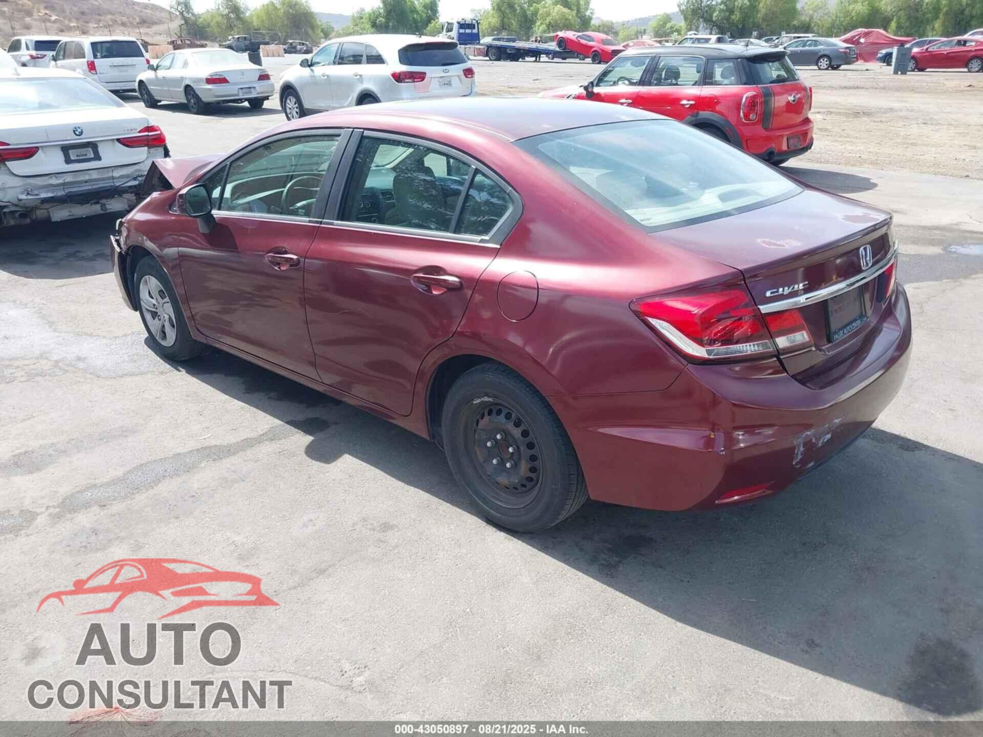 HONDA CIVIC 2013 - 2HGFB2F53DH514401