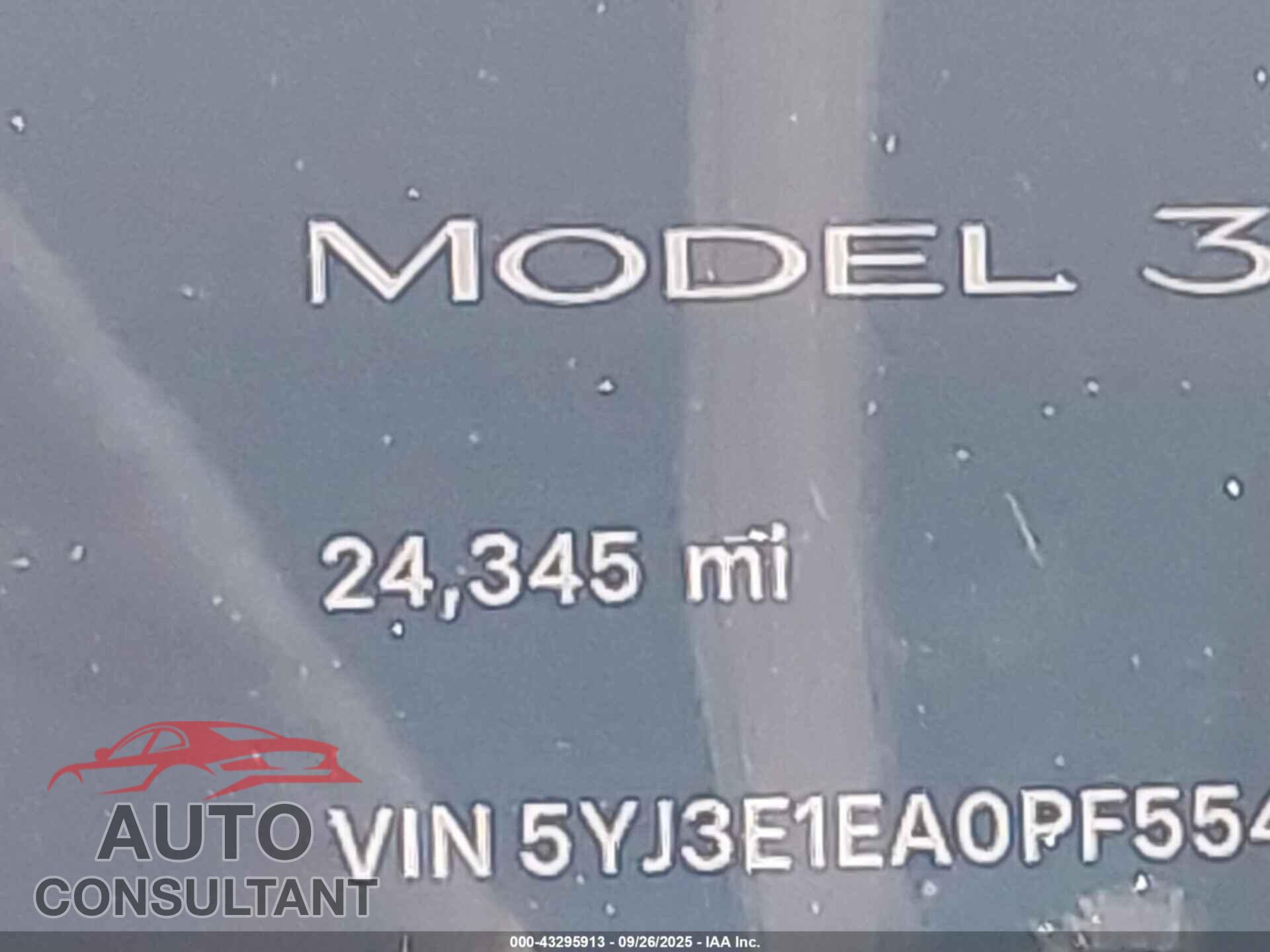 TESLA MODEL 3 2023 - 5YJ3E1EA0PF554110