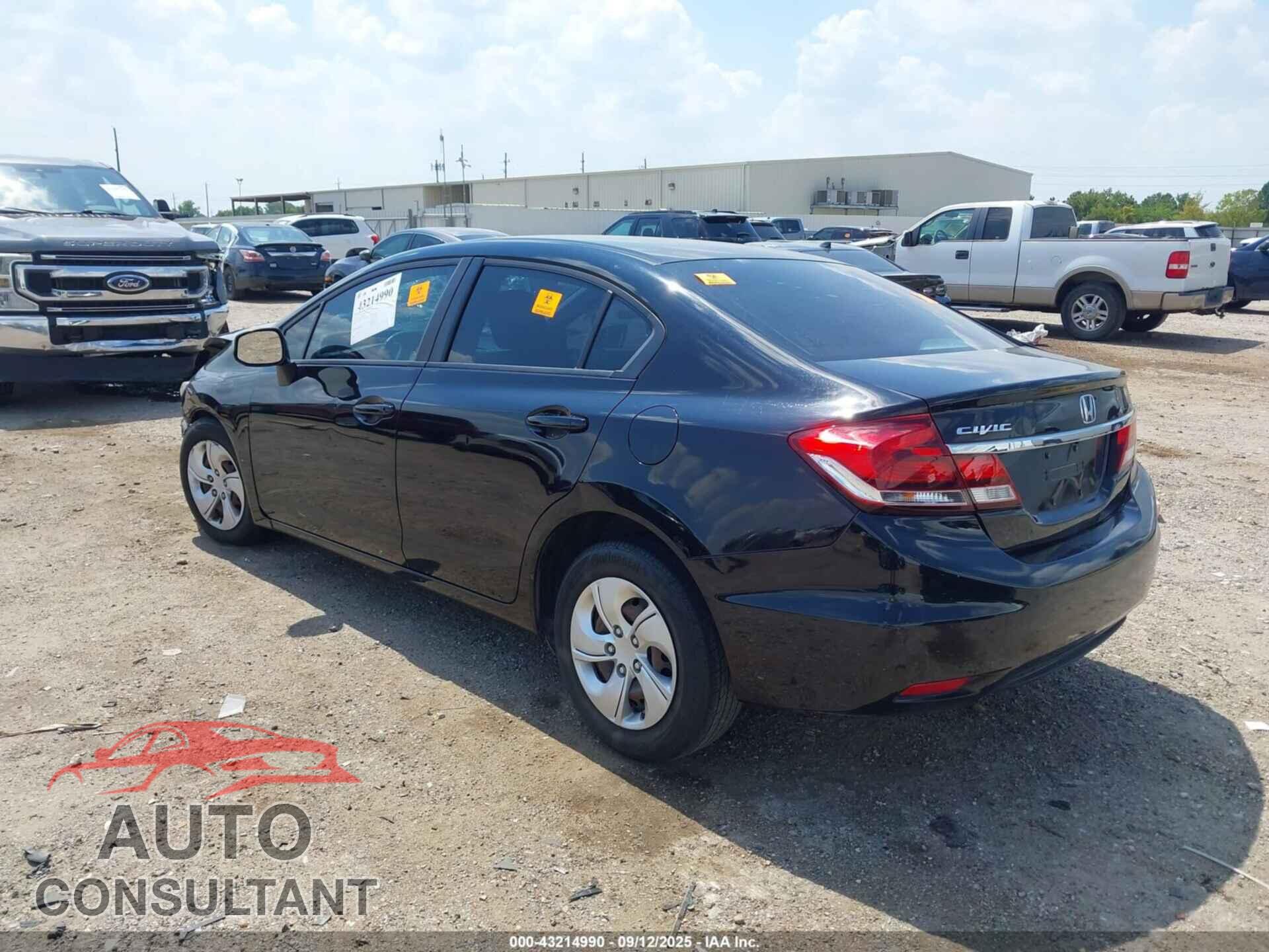 HONDA CIVIC 2013 - 2HGFB2F5XDH587247
