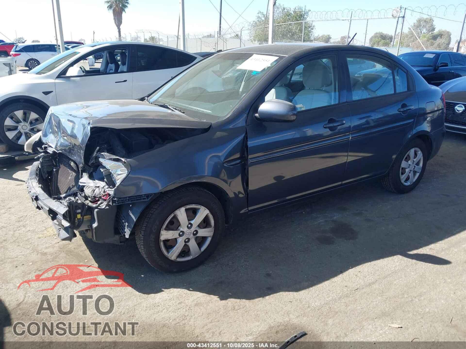 HYUNDAI ACCENT 2010 - KMHCN4AC5AU480685