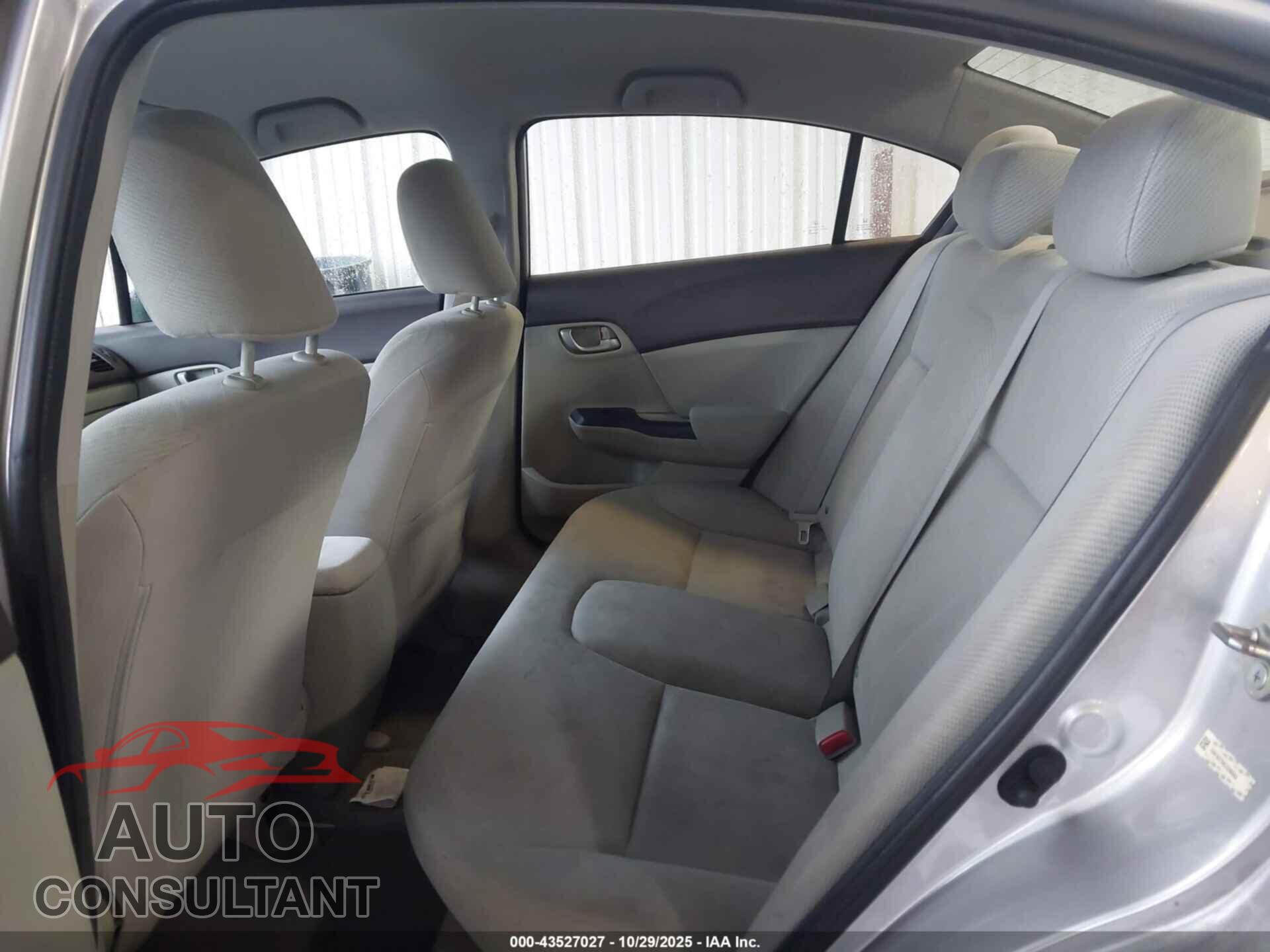 HONDA CIVIC 2012 - 19XFB2F58CE090688