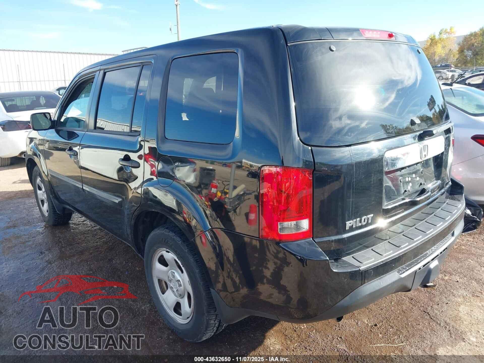 HONDA PILOT 2014 - 5FNYF3H25EB010458