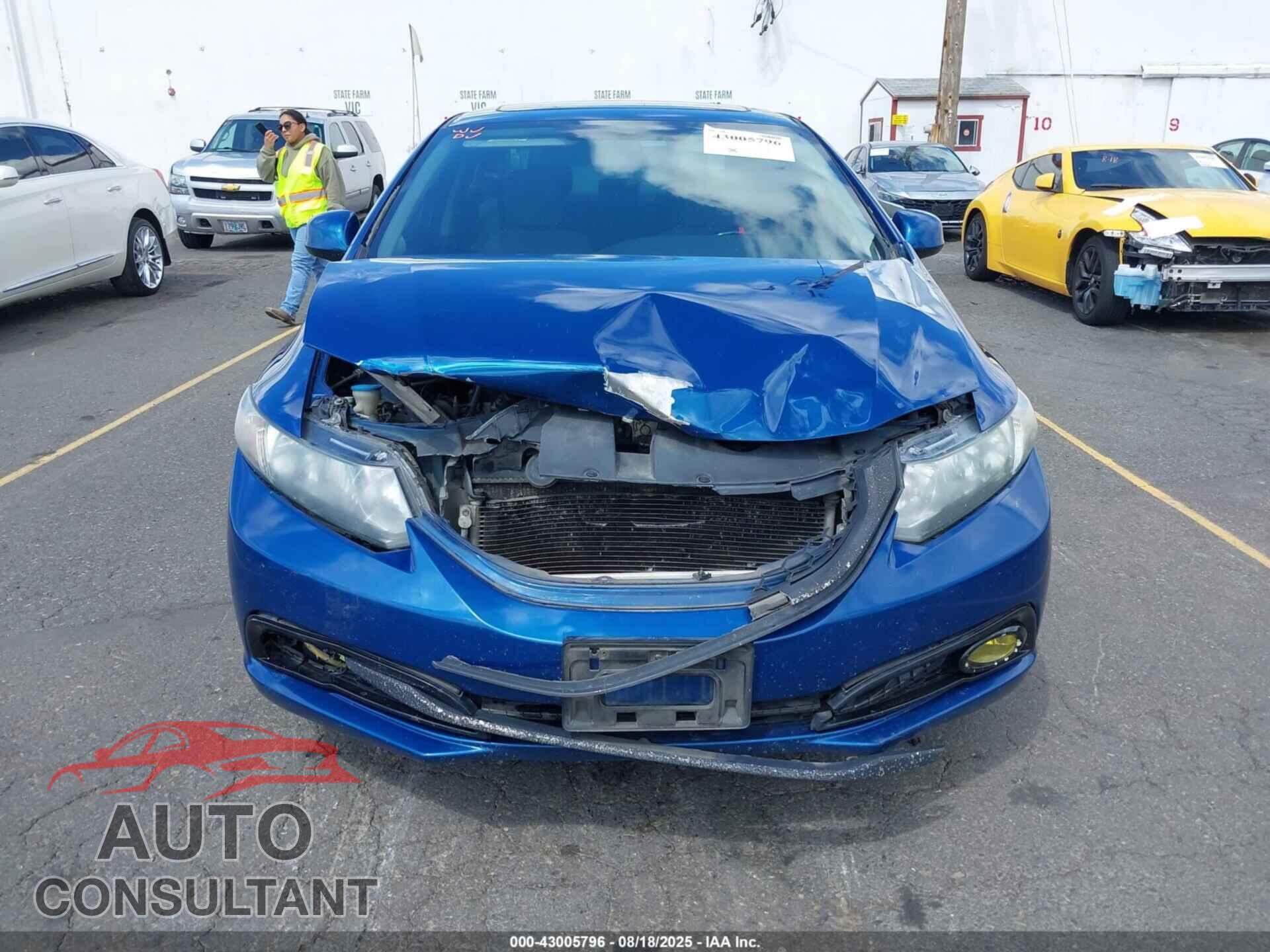 HONDA CIVIC 2013 - 19XFB2F87DE201713