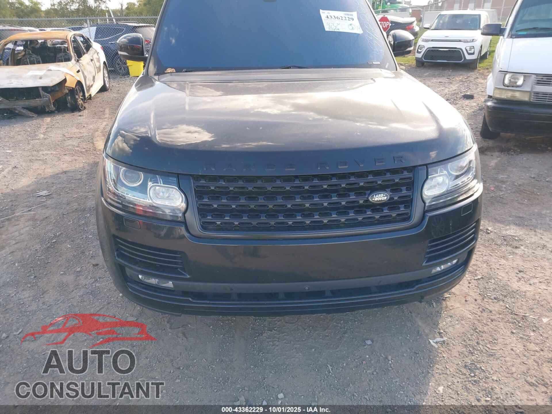 LAND ROVER RANGE ROVER 2016 - SALGS3EF5GA295729