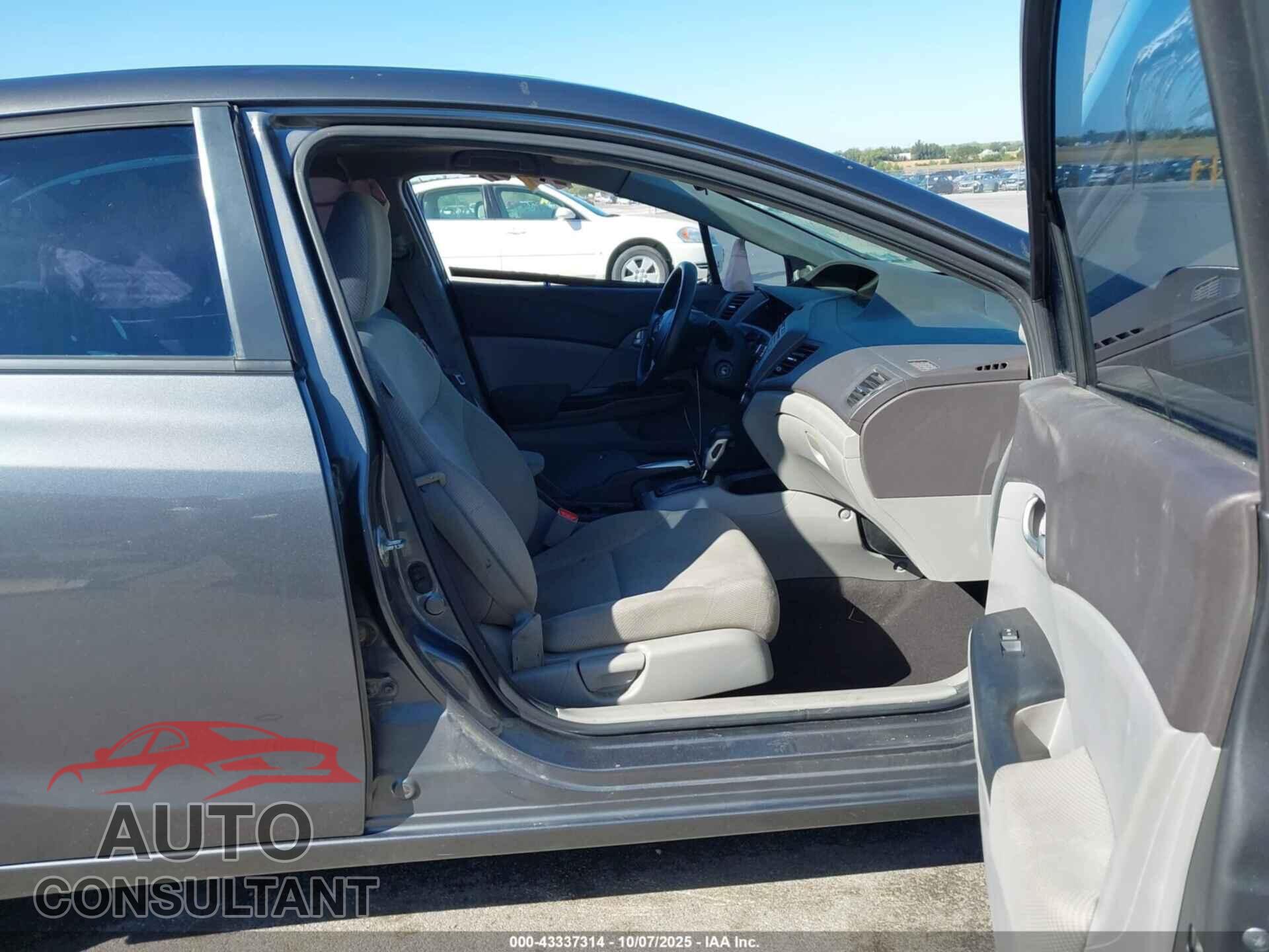 HONDA CIVIC 2012 - 19XFB2F82CE305542