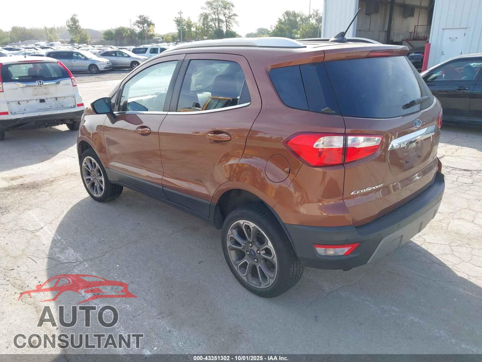 FORD ECOSPORT 2020 - MAJ6S3KL2LC350137