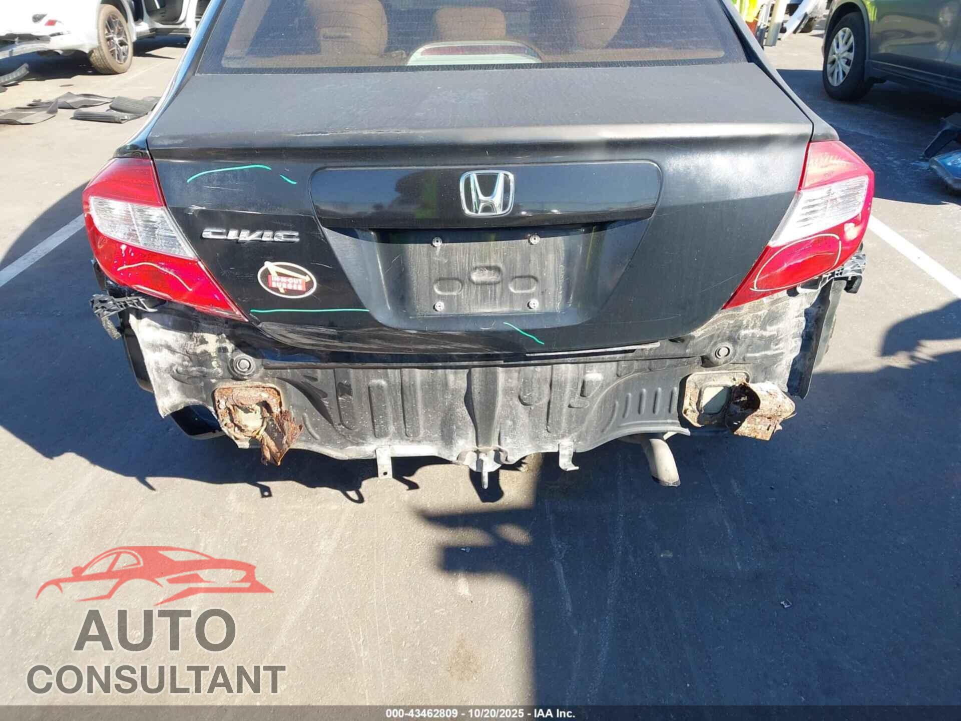 HONDA CIVIC 2012 - 2HGFB2F50CH524821