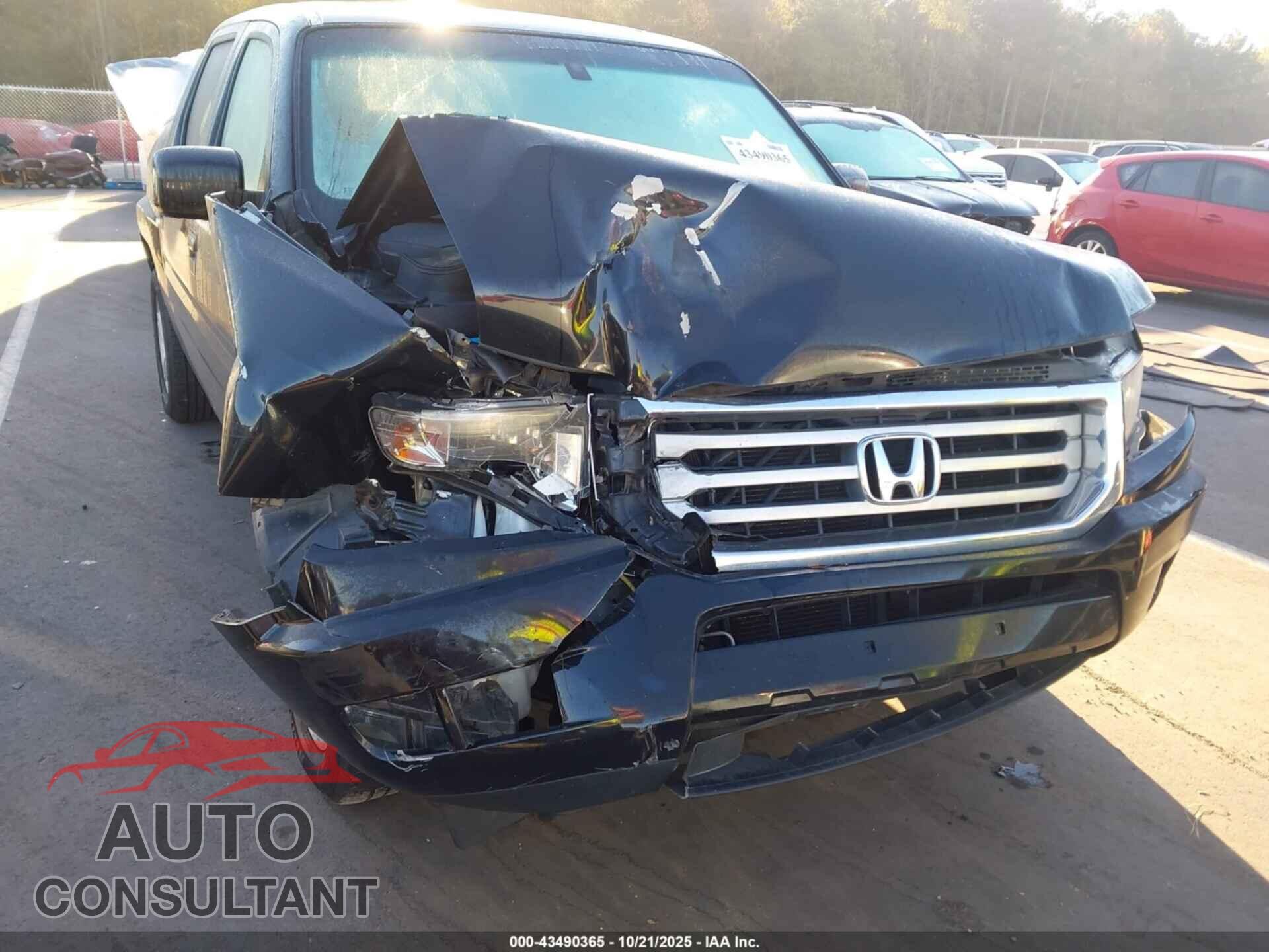 HONDA RIDGELINE 2012 - 5FPYK1F59CB453794