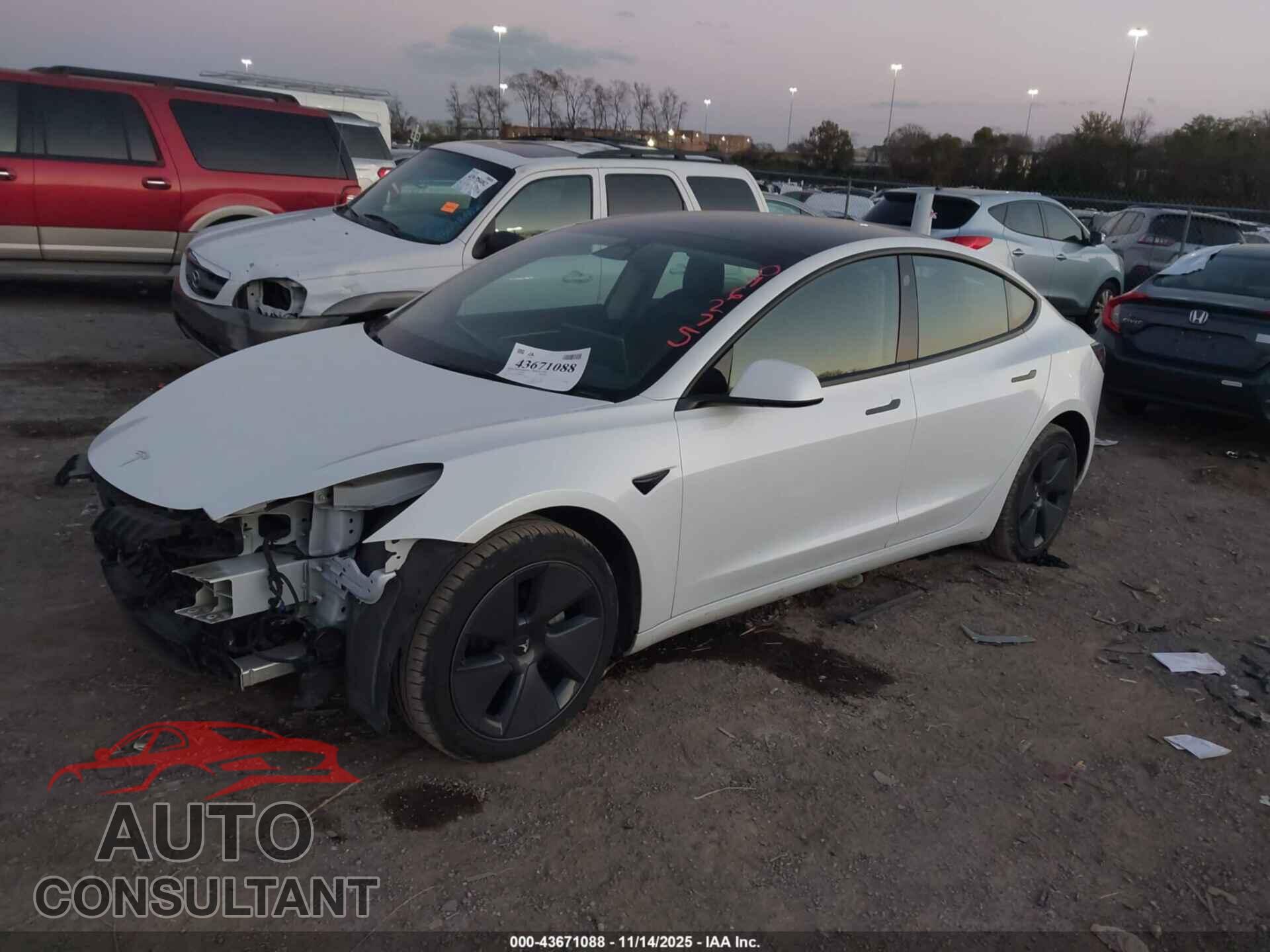 TESLA MODEL 3 2021 - 5YJ3E1EA4MF096275
