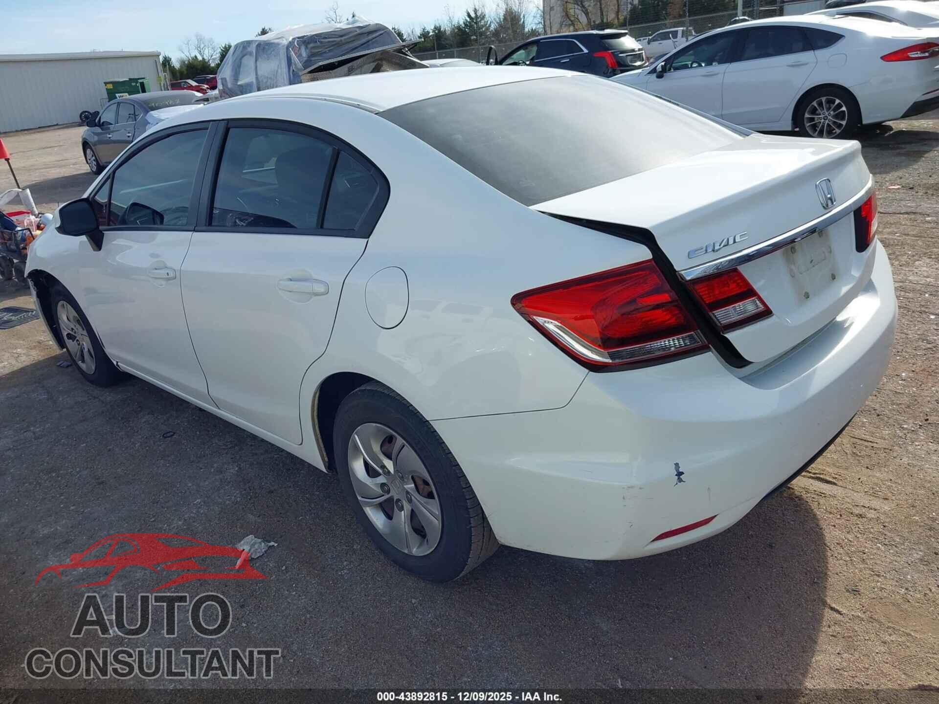 HONDA CIVIC 2013 - 19XFB2F51DE091828