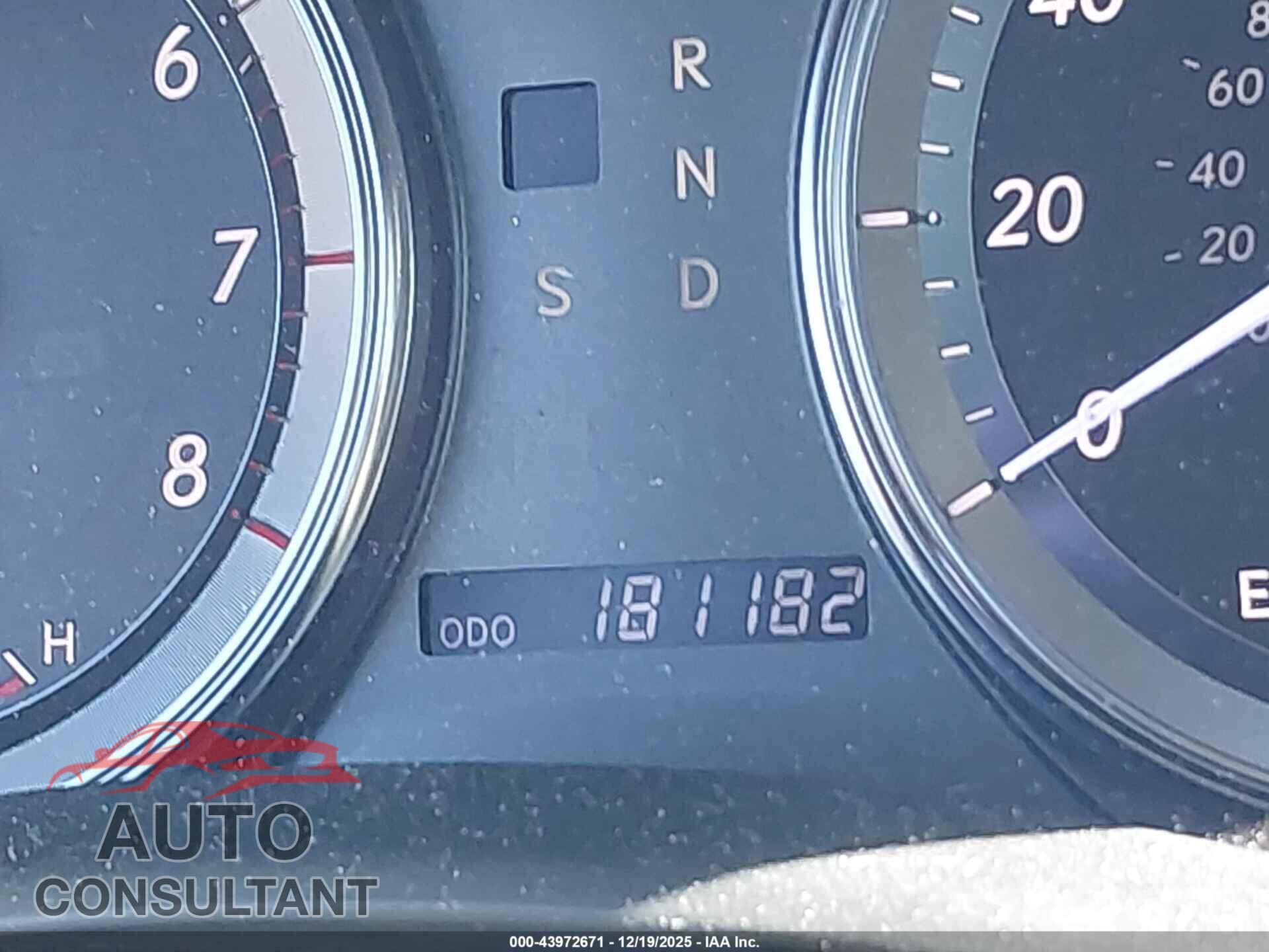 LEXUS ES 350 2012 - JTHBK1EG6C2486898
