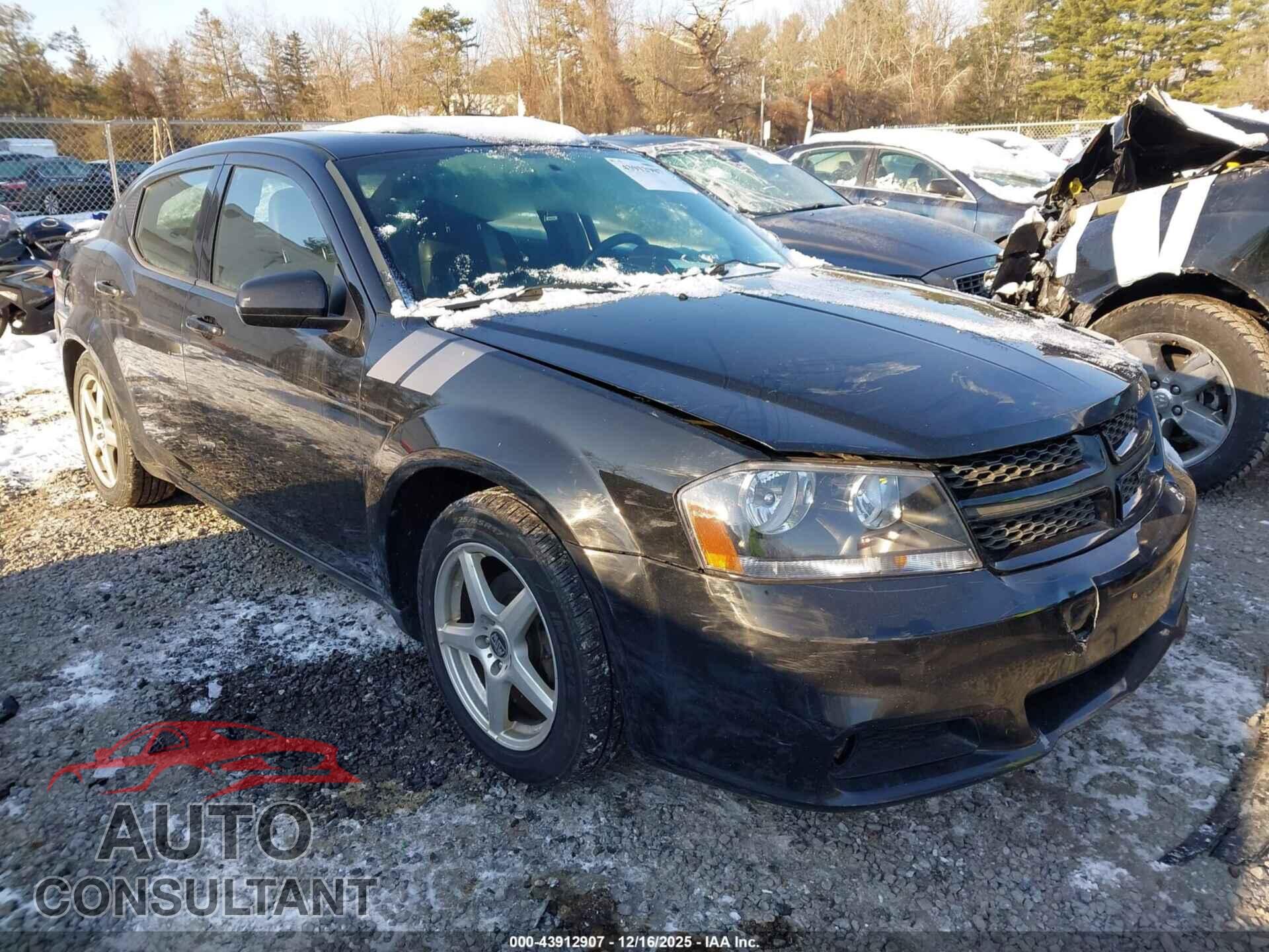 DODGE AVENGER 2013 - 1C3CDZBG7DN524257