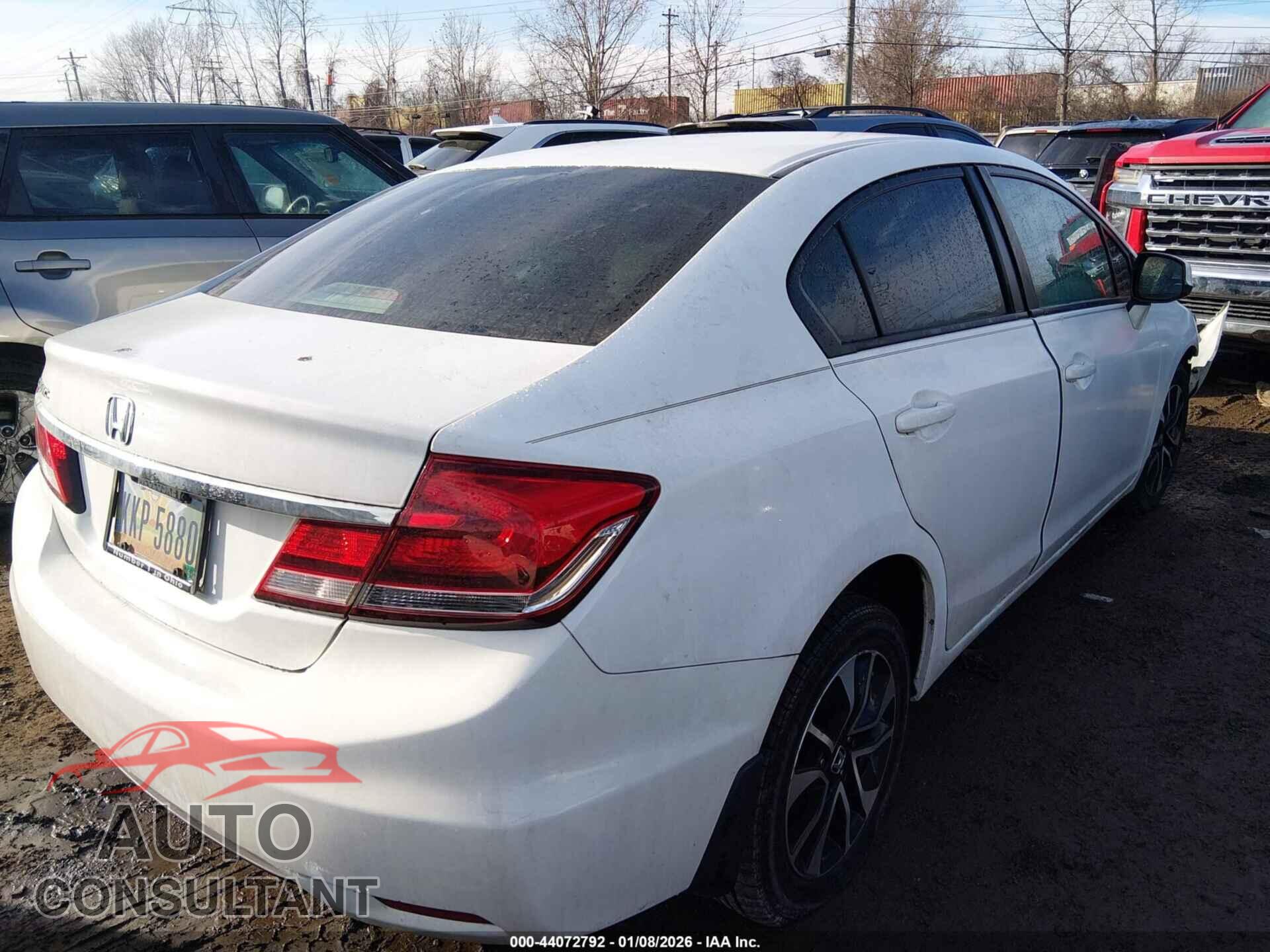 HONDA CIVIC 2013 - 19XFB2F86DE008081