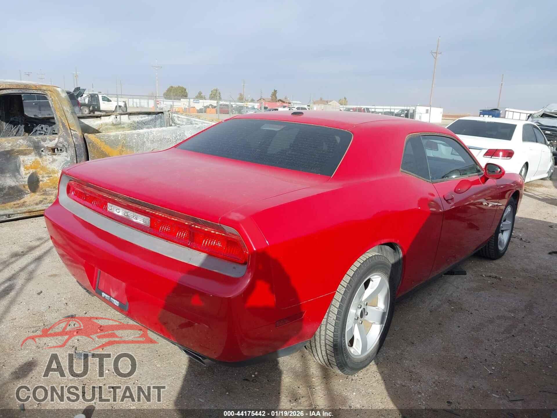 DODGE CHALLENGER 2012 - 2C3CDYAG0CH209965
