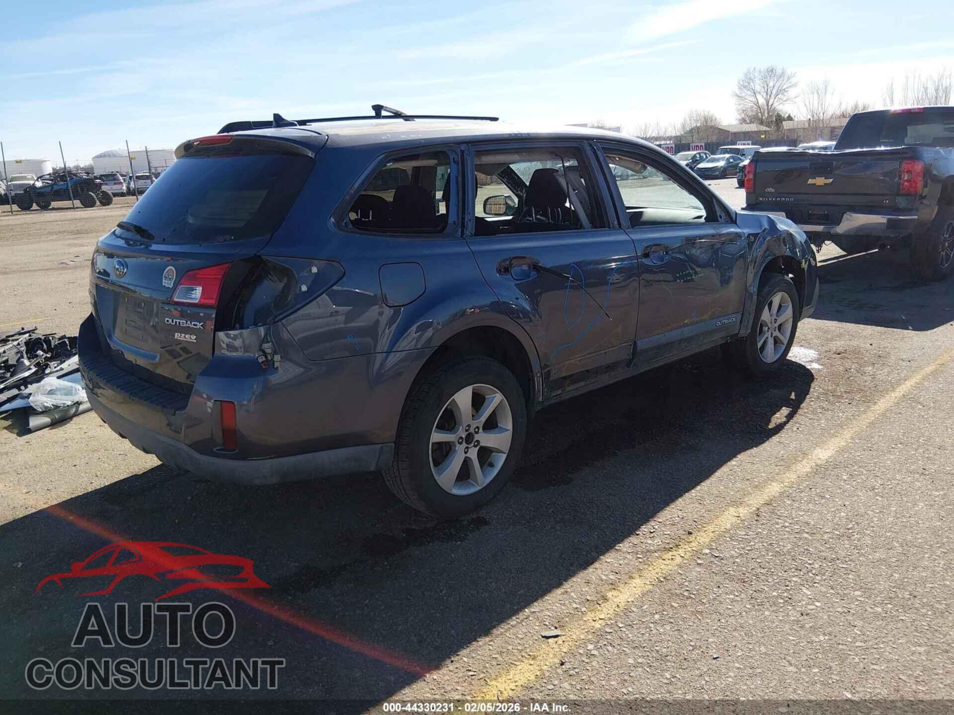 SUBARU OUTBACK 2014 - 4S4BRBCC0E3208249